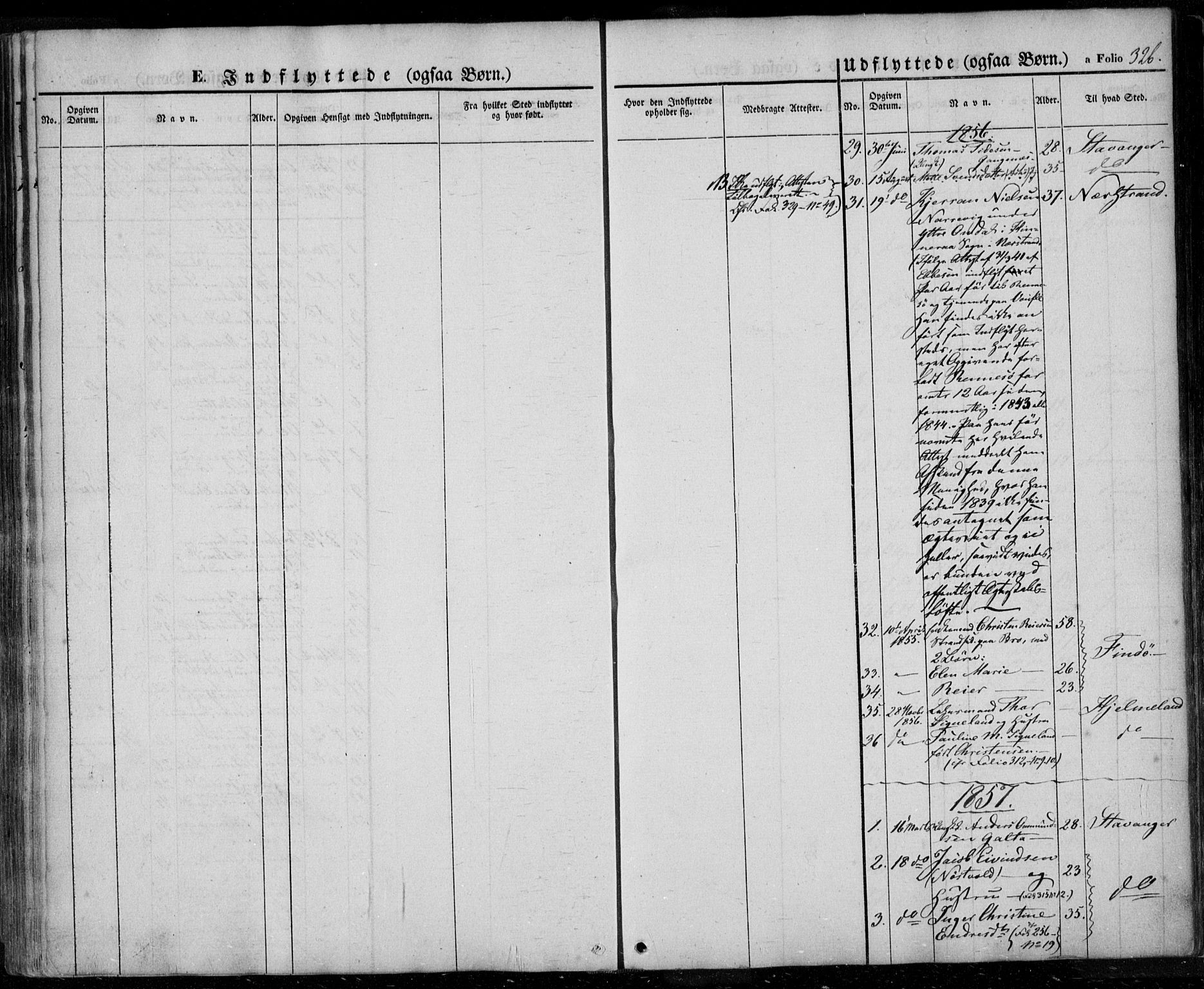 Rennesøy sokneprestkontor, SAST/A -101827/H/Ha/Haa/L0005: Parish register (official) no. A 5, 1838-1859, p. 326