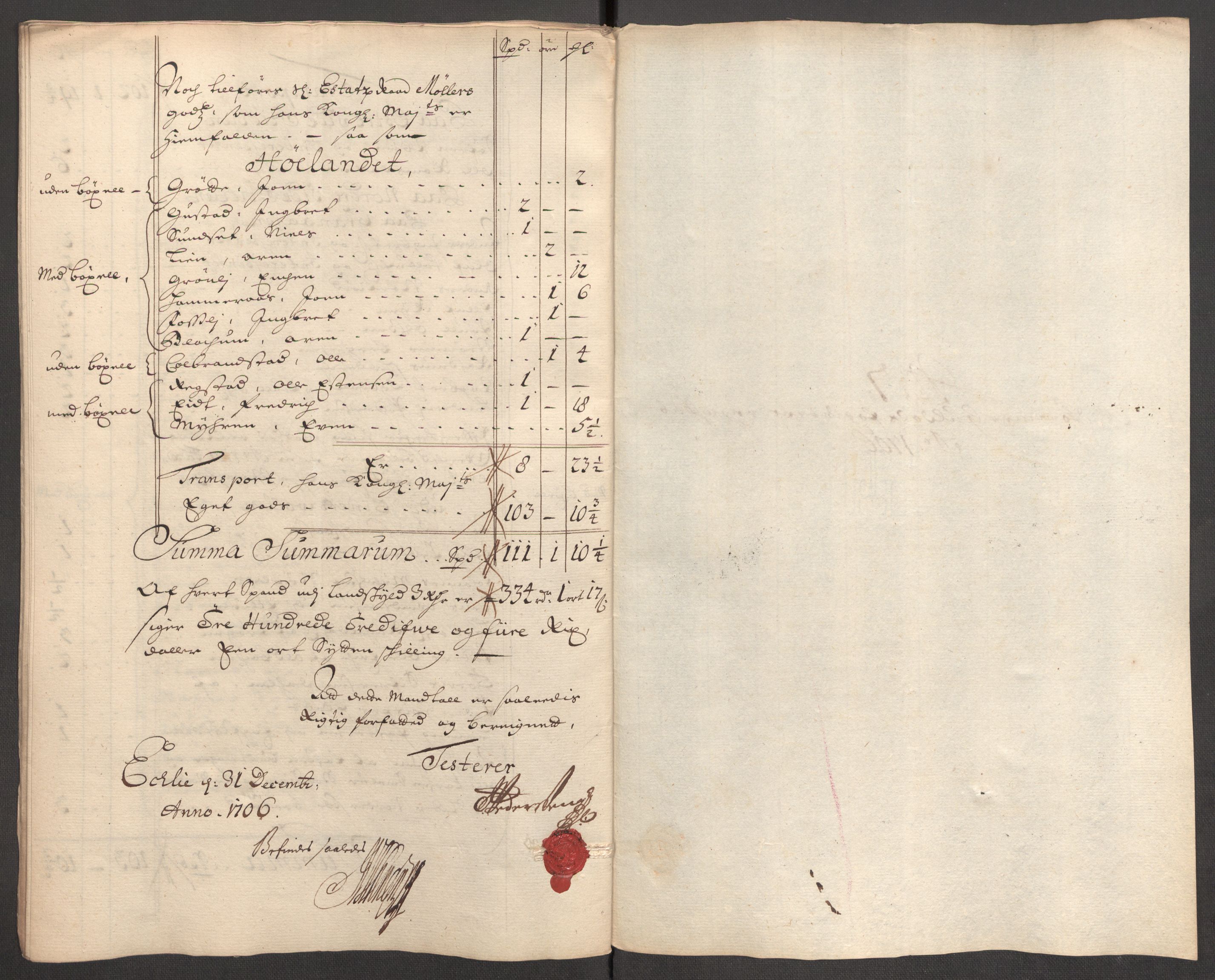 Rentekammeret inntil 1814, Reviderte regnskaper, Fogderegnskap, RA/EA-4092/R60/L3956: Fogderegnskap Orkdal og Gauldal, 1706, p. 307