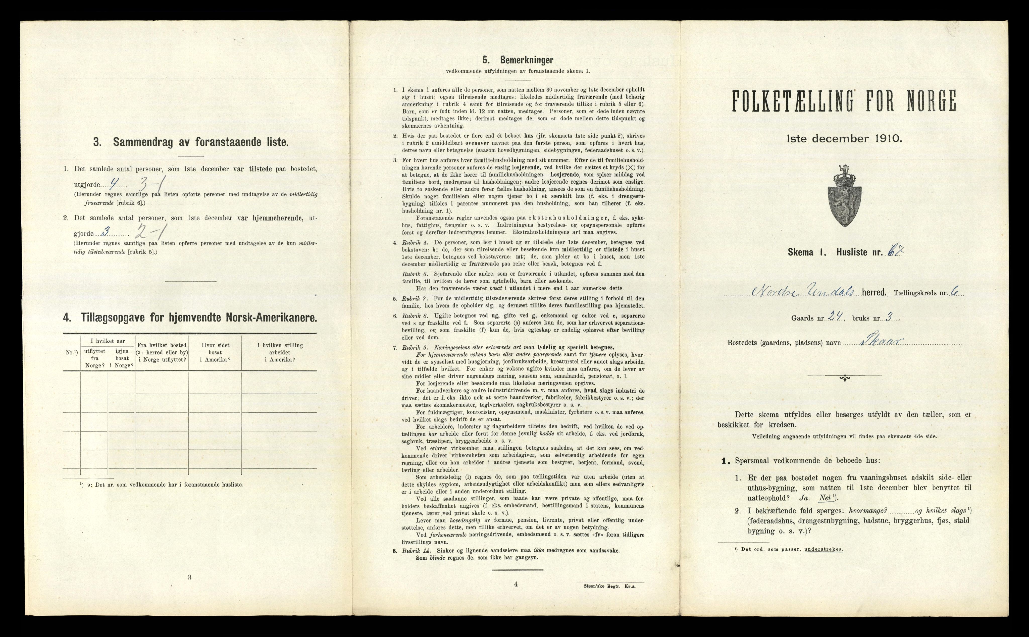 RA, 1910 census for Nord-Audnedal, 1910, p. 650