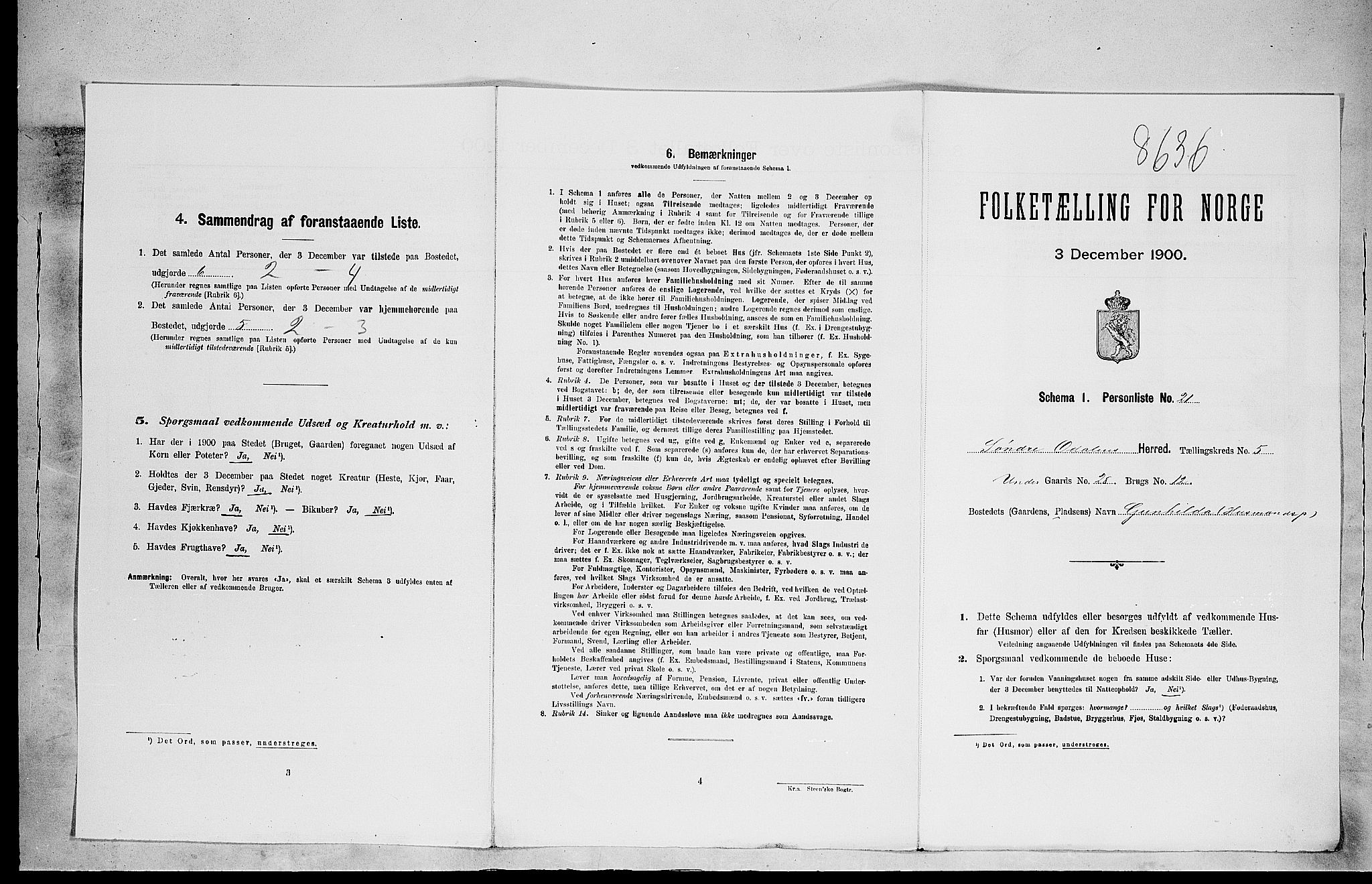 SAH, 1900 census for Sør-Odal, 1900, p. 756