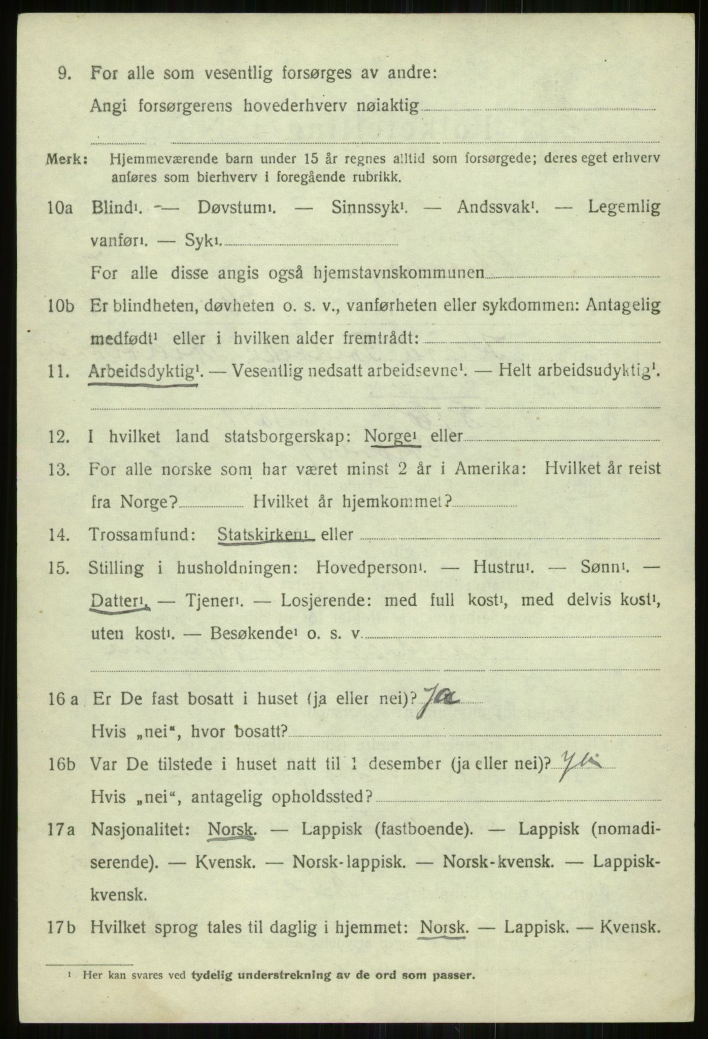 SATØ, 1920 census for Skjervøy, 1920, p. 4286