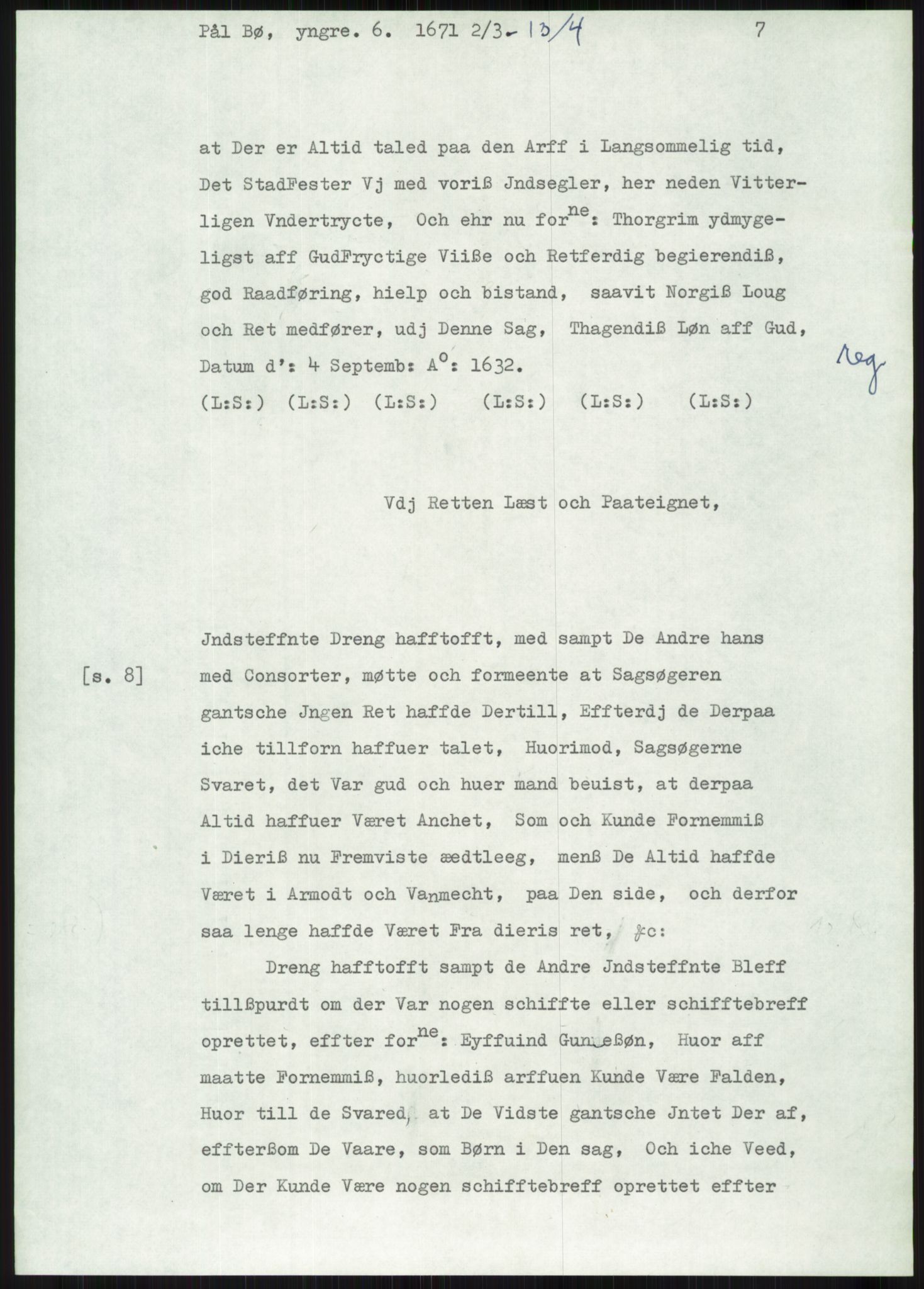 Samlinger til kildeutgivelse, Diplomavskriftsamlingen, AV/RA-EA-4053/H/Ha, p. 1581