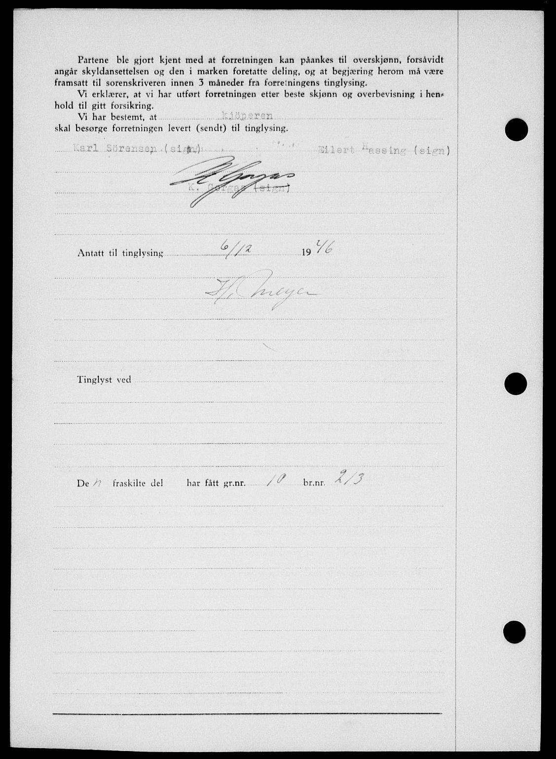 Onsøy sorenskriveri, SAO/A-10474/G/Ga/Gab/L0018: Mortgage book no. II A-18, 1946-1947, Diary no: : 3140/1946