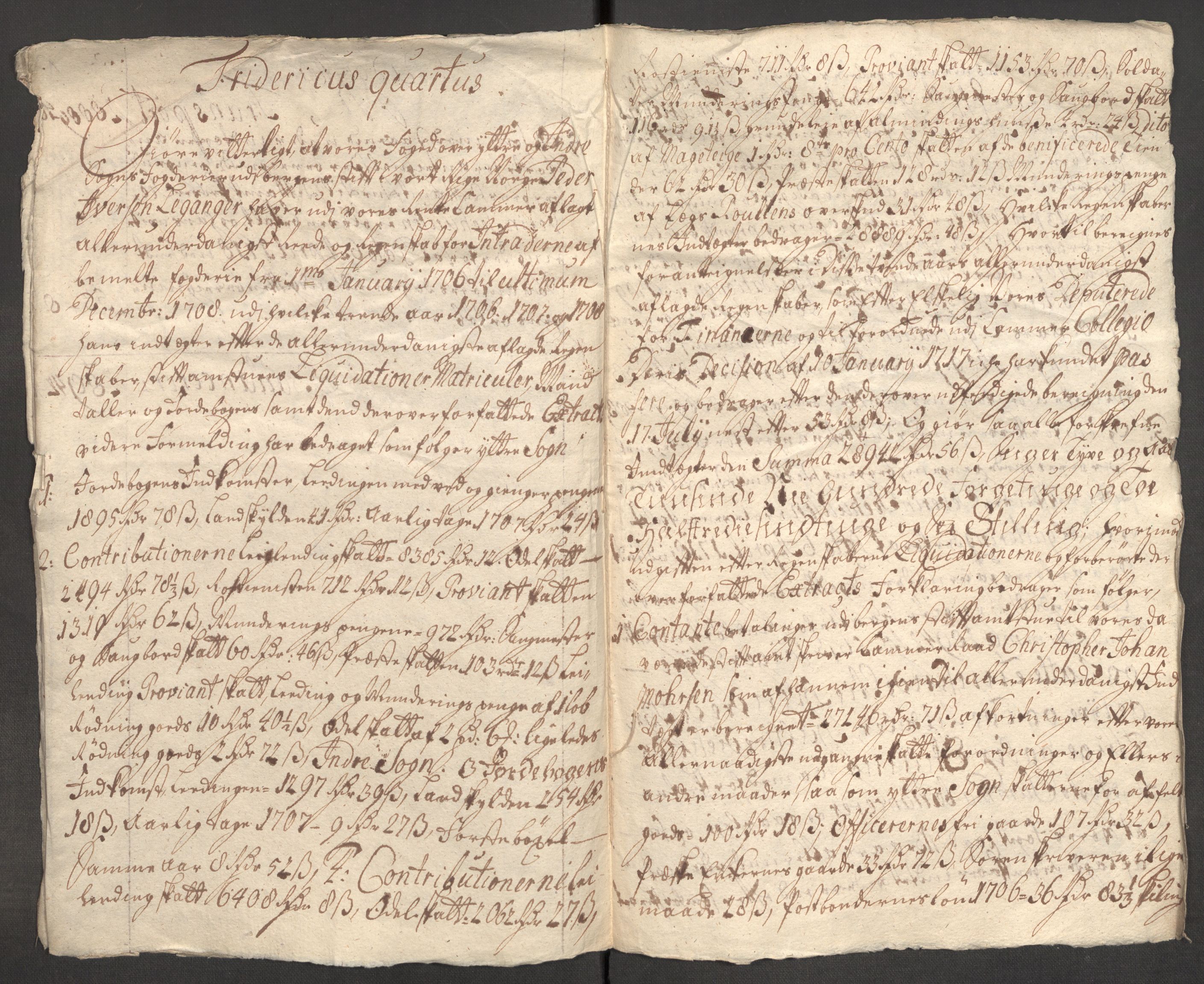 Rentekammeret inntil 1814, Reviderte regnskaper, Fogderegnskap, AV/RA-EA-4092/R52/L3315: Fogderegnskap Sogn, 1708, p. 225