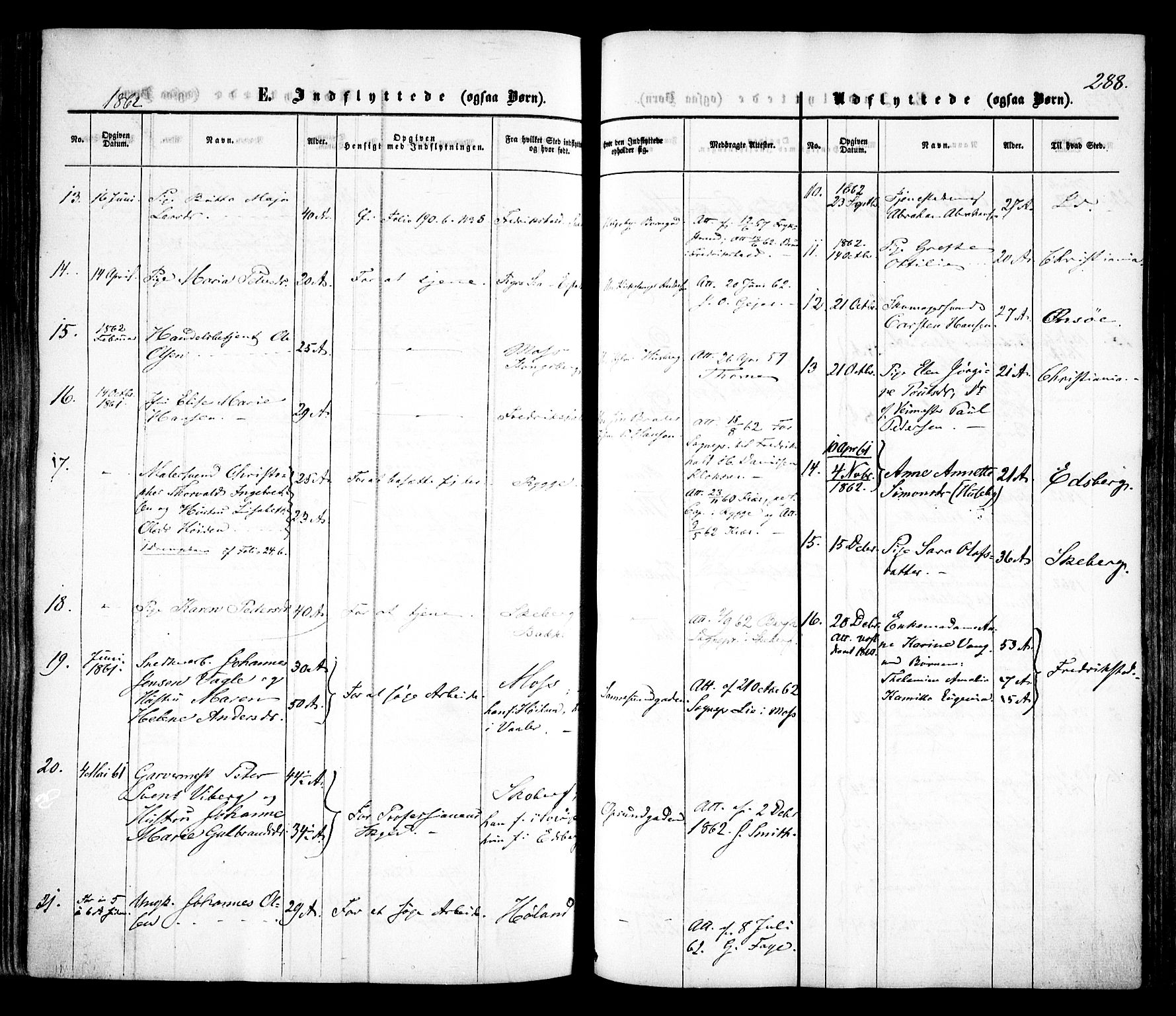 Sarpsborg prestekontor Kirkebøker, AV/SAO-A-2006/F/Fa/L0001: Parish register (official) no. 1, 1859-1868, p. 288