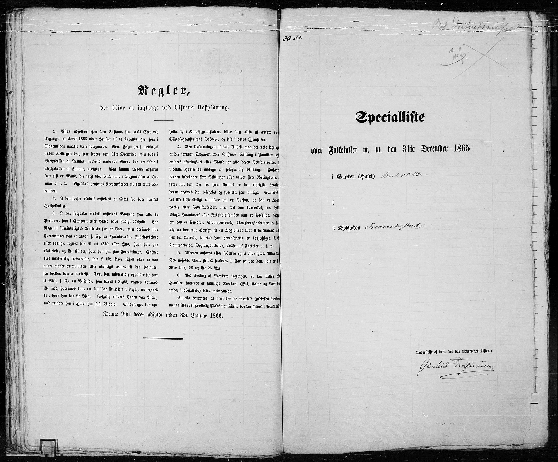 RA, 1865 census for Fredrikstad/Fredrikstad, 1865, p. 52