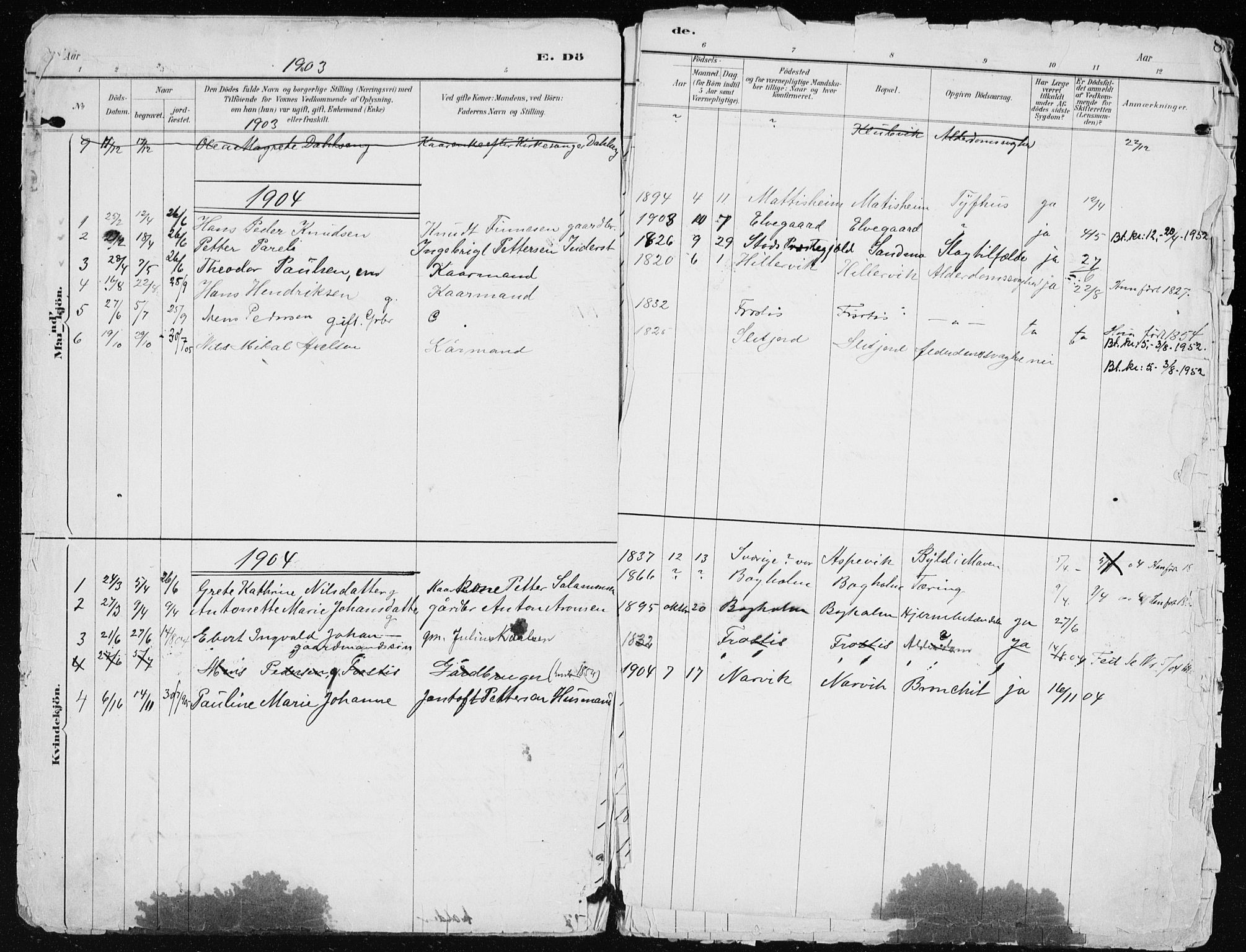 Ministerialprotokoller, klokkerbøker og fødselsregistre - Nordland, AV/SAT-A-1459/867/L0968: Parish register (copy) no. 867C03, 1885-1928, p. 8