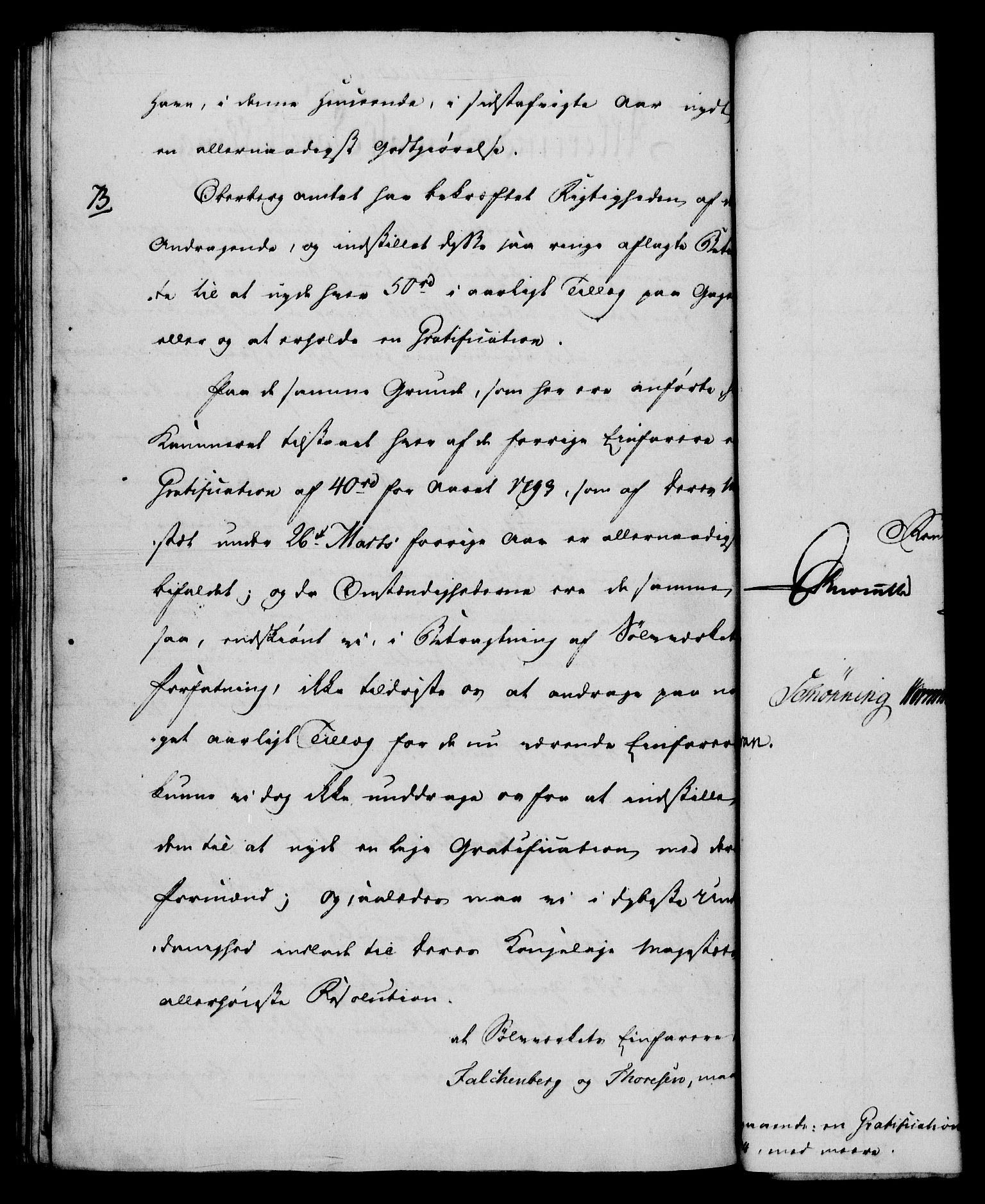 Rentekammeret, Renteskriverkontorene, AV/RA-EA-3115/M/Mf/Mfb/L0002: Relasjons- og resolusjonsprotokoll med register (merket RK 54.8), 1793-1795