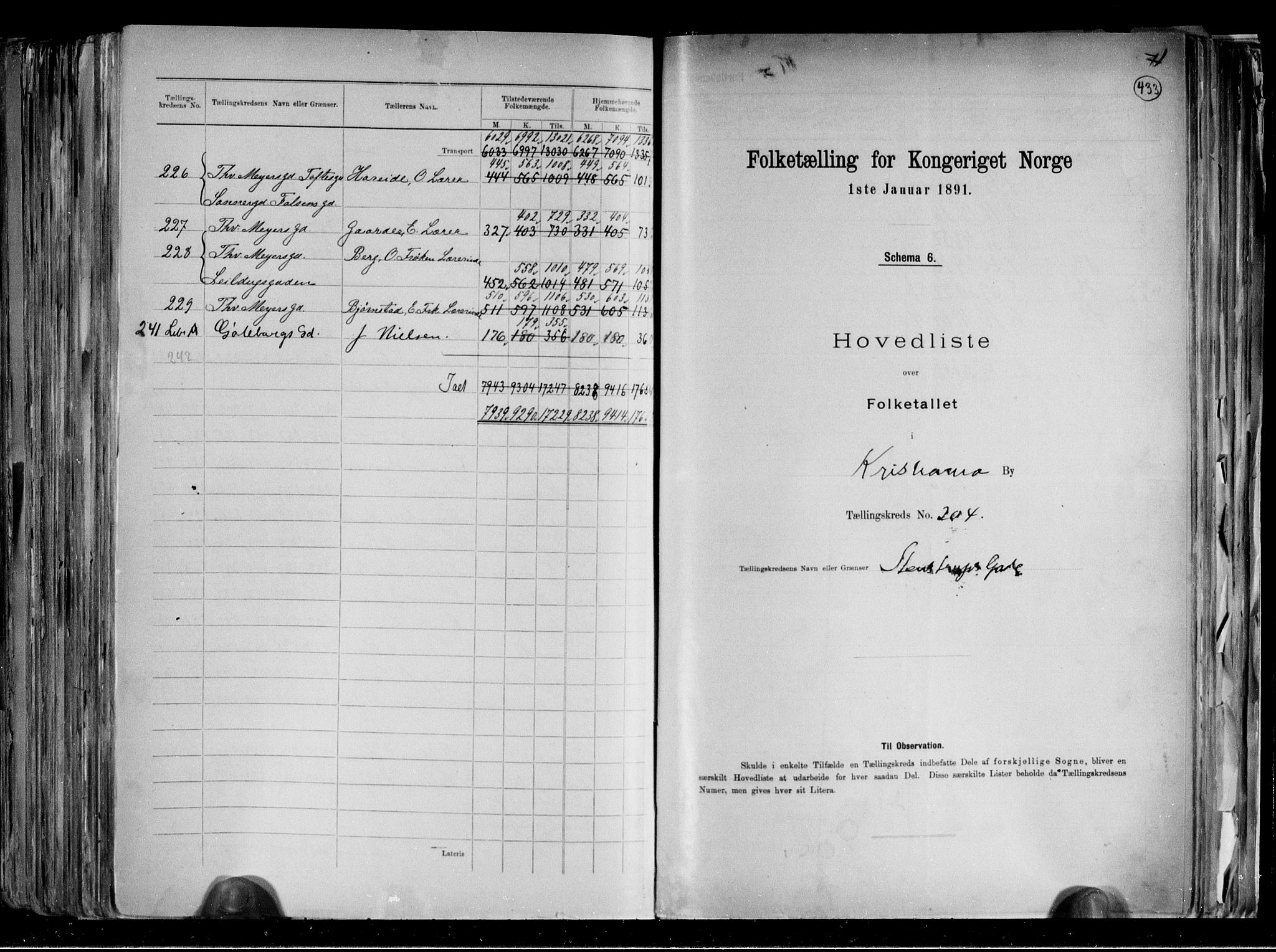 RA, 1891 census for 0301 Kristiania, 1891, p. 122828
