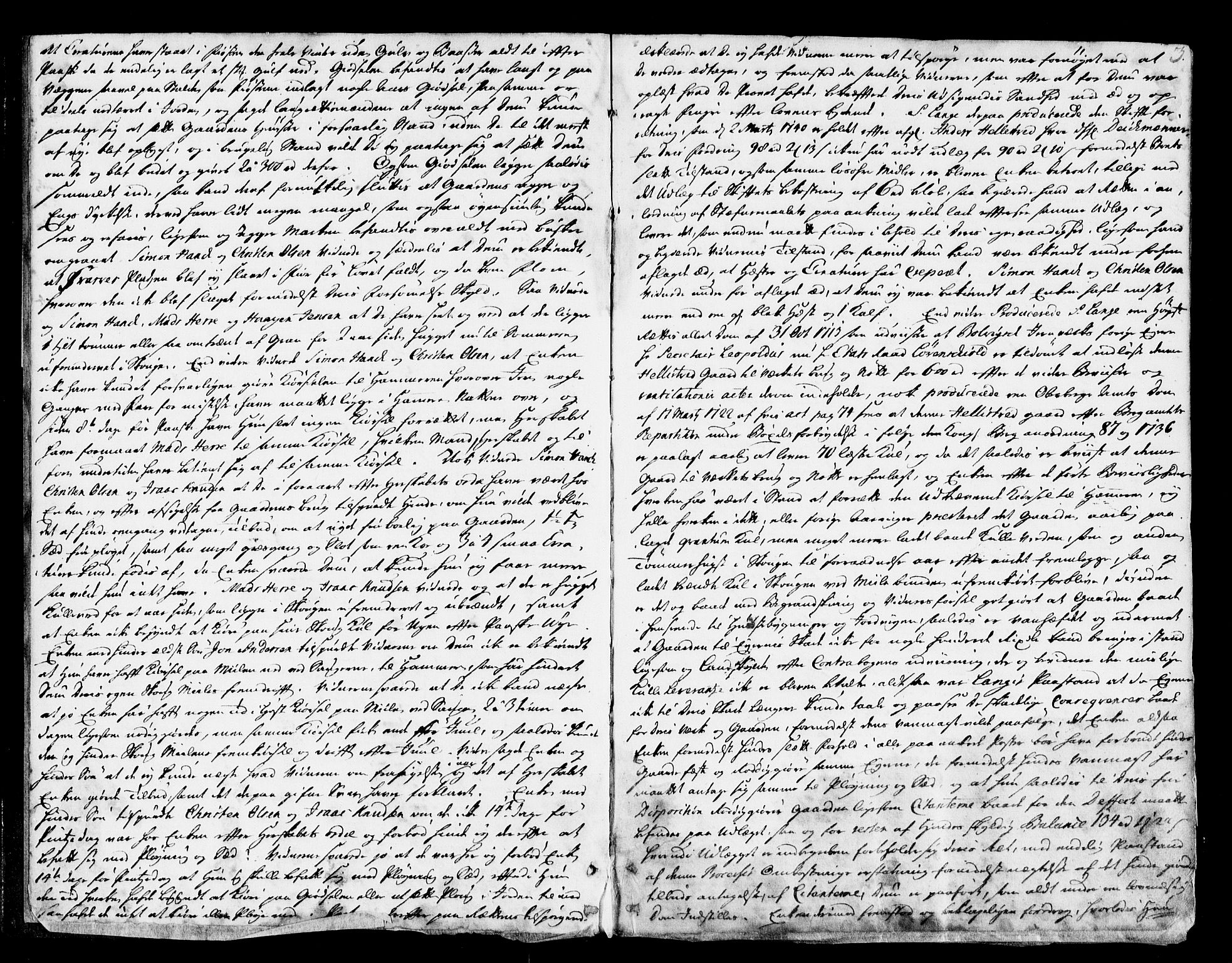 Bamble sorenskriveri, SAKO/A-214/F/Fa/Faa/L0013: Tingbok, 1741-1753, p. 3
