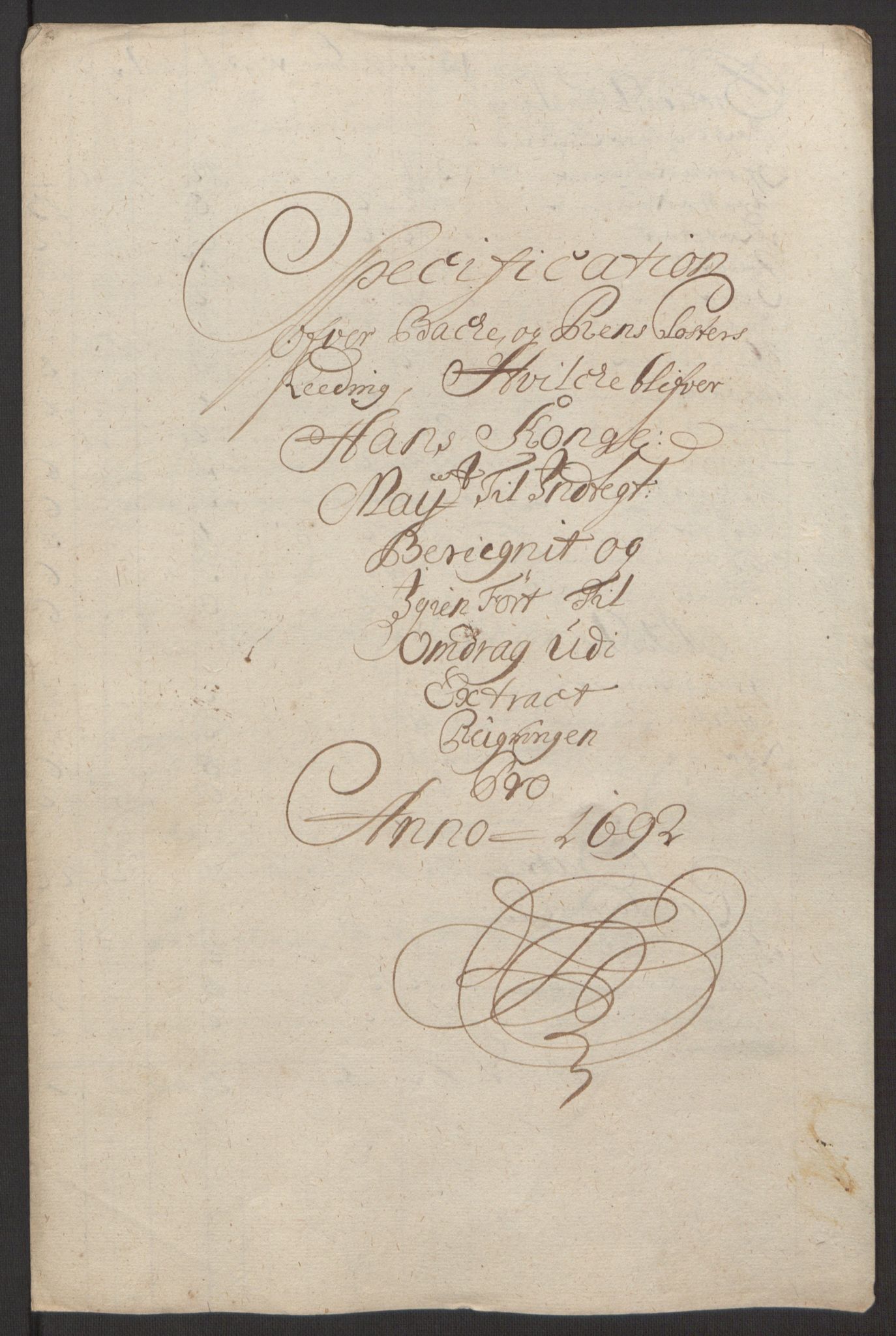 Rentekammeret inntil 1814, Reviderte regnskaper, Fogderegnskap, AV/RA-EA-4092/R58/L3937: Fogderegnskap Orkdal, 1691-1692, p. 378