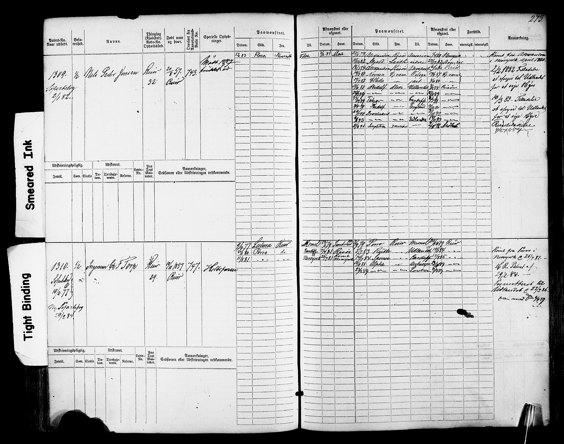 Risør mønstringskrets, AV/SAK-2031-0010/F/Fb/L0011: Hovedrulle nr 771-1527, T-10, 1861-1884, p. 277