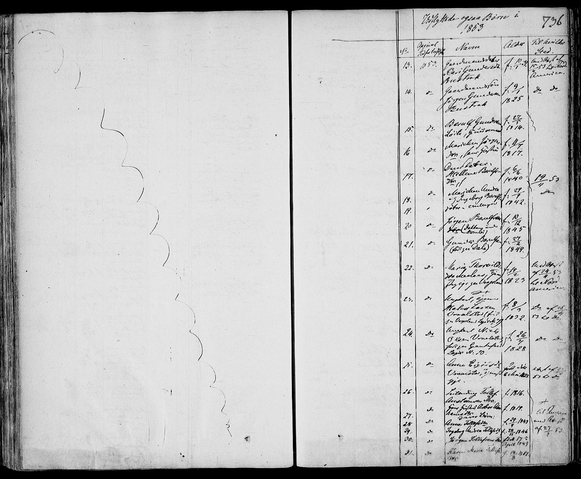 Drangedal kirkebøker, SAKO/A-258/F/Fa/L0007b: Parish register (official) no. 7b, 1837-1856, p. 736