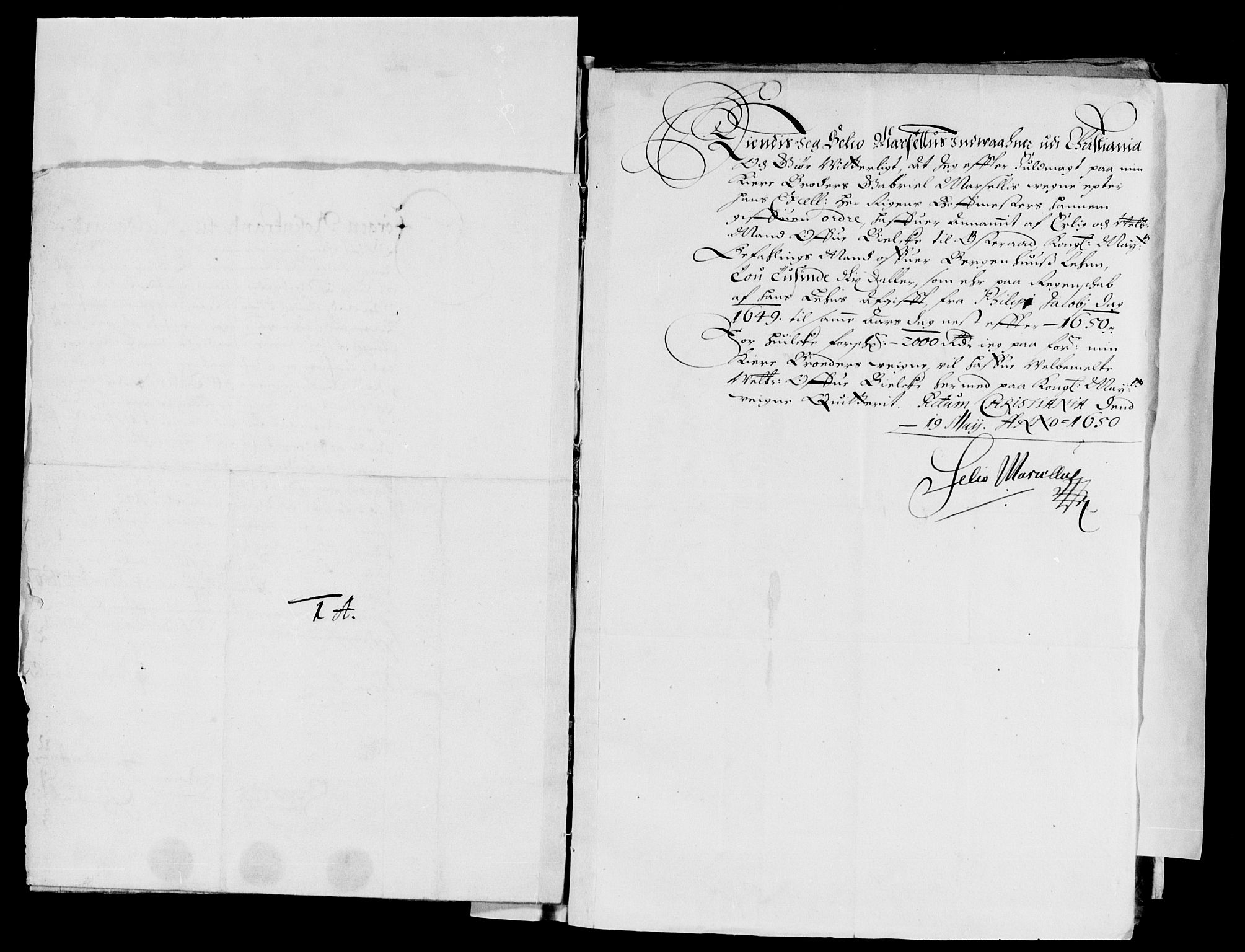 Rentekammeret inntil 1814, Reviderte regnskaper, Lensregnskaper, AV/RA-EA-5023/R/Rb/Rbt/L0114: Bergenhus len, 1649-1650