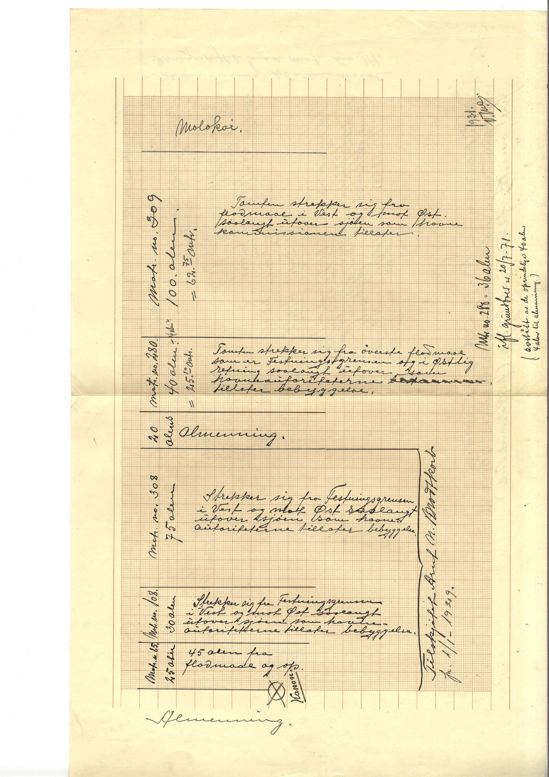 Brodtkorb handel A/S, VAMU/A-0001/Q/Qb/L0001: Skjøter og grunnbrev i Vardø by, 1822-1943, p. 352