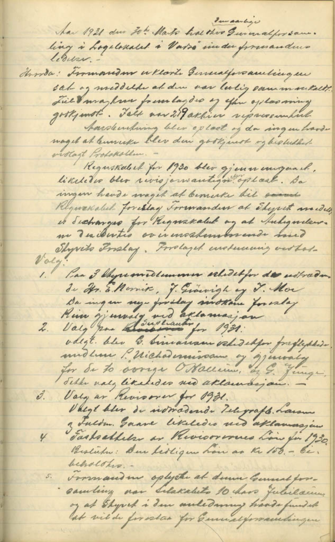  Polarbil AS, FMFB/A-1033/A/Aa/L0002: Forhandlingsprotokoll, 1926-1935, p. 55