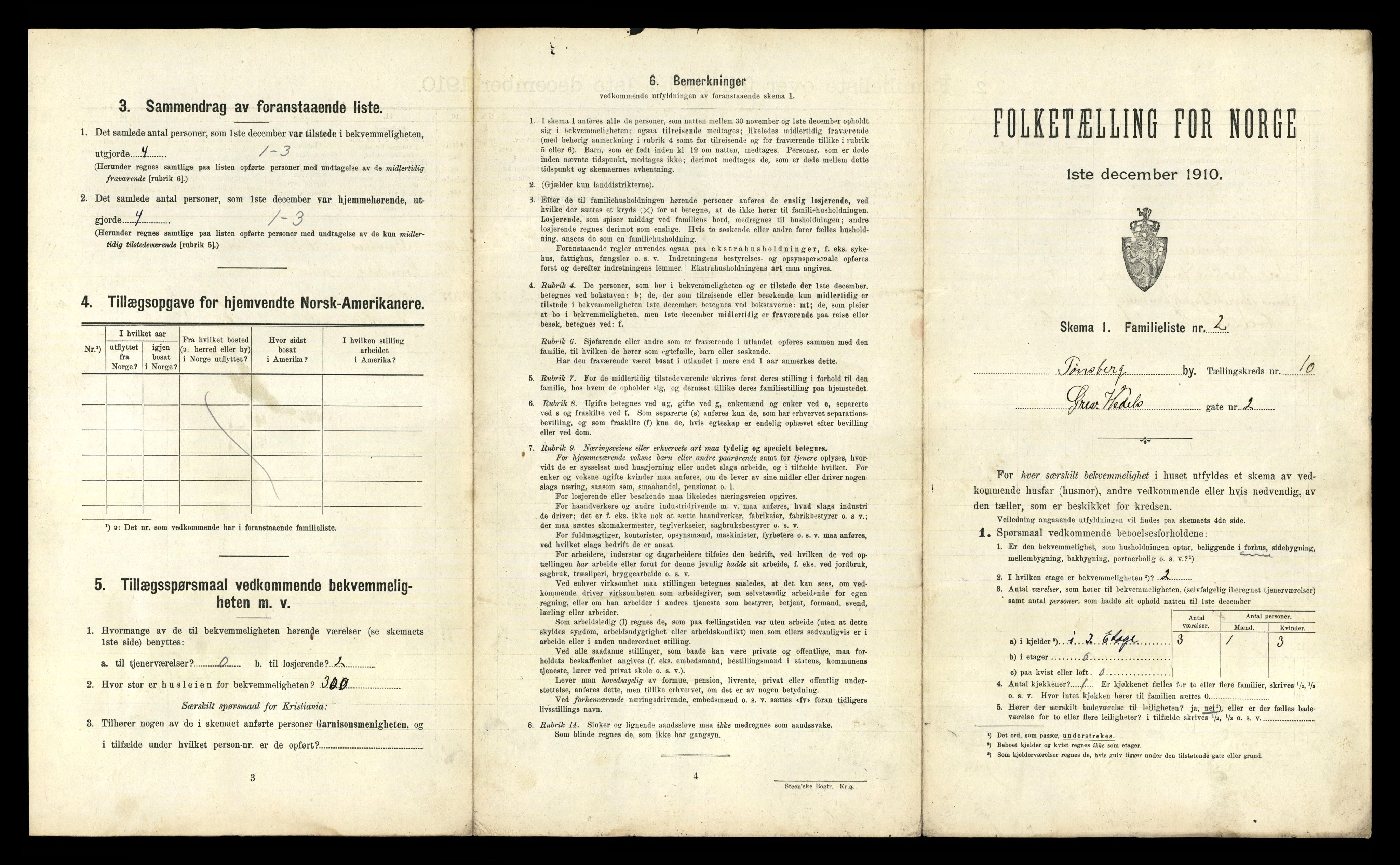 RA, 1910 census for Tønsberg, 1910, p. 4323