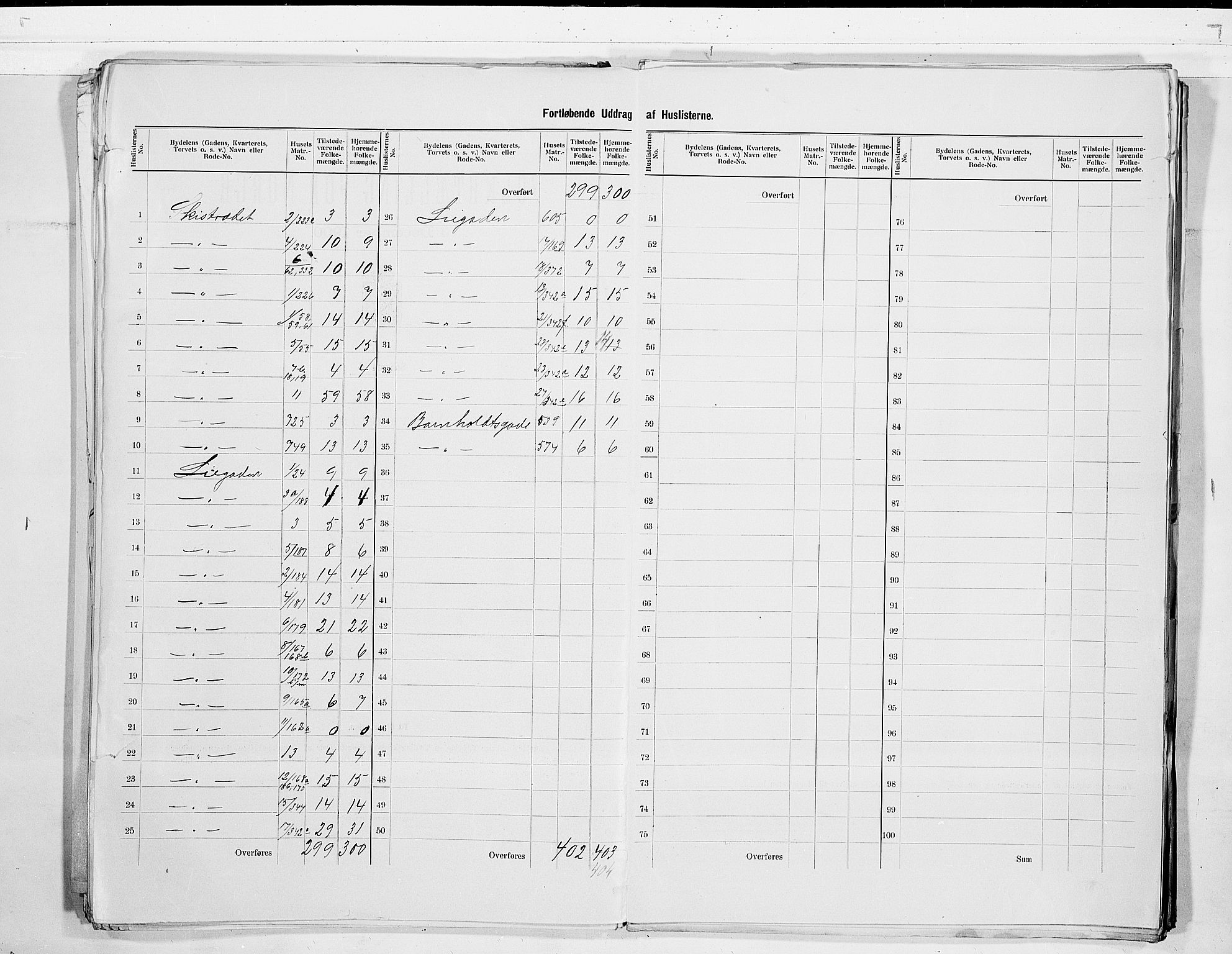 SAKO, 1900 census for Skien, 1900, p. 11