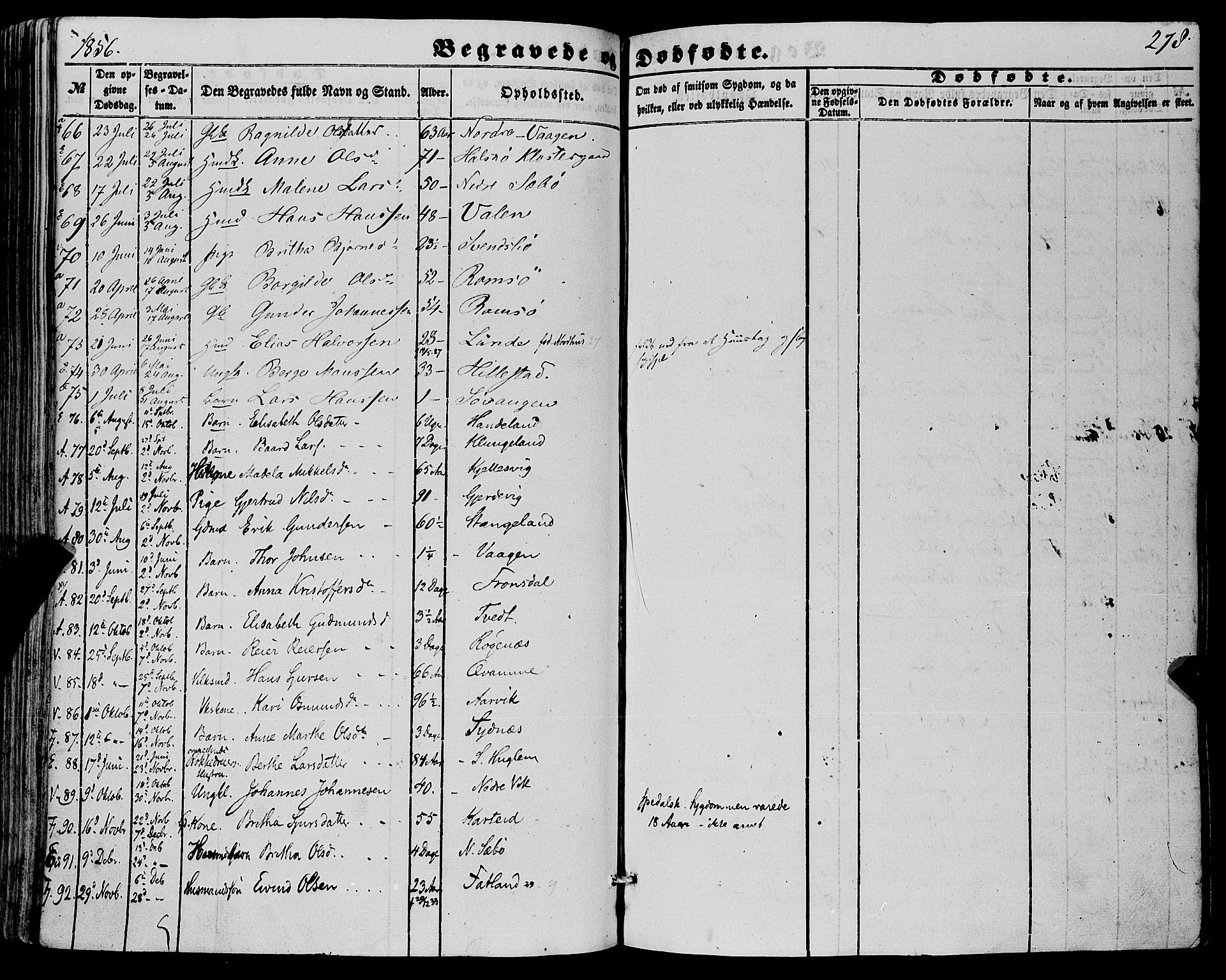 Fjelberg sokneprestembete, SAB/A-75201/H/Haa: Parish register (official) no. A 7, 1851-1867, p. 278