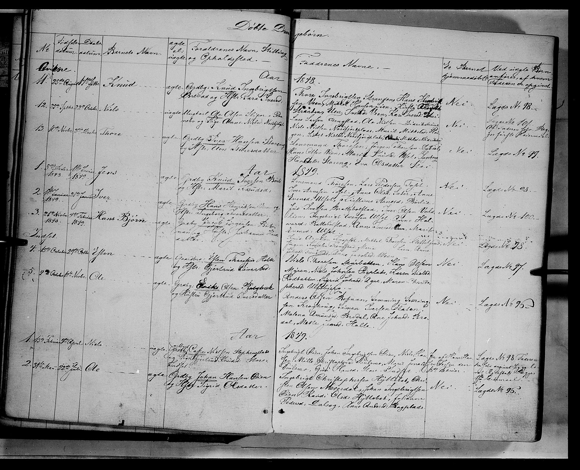 Kvikne prestekontor, AV/SAH-PREST-064/H/Ha/Haa/L0005: Parish register (official) no. 5, 1841-1862, p. 22