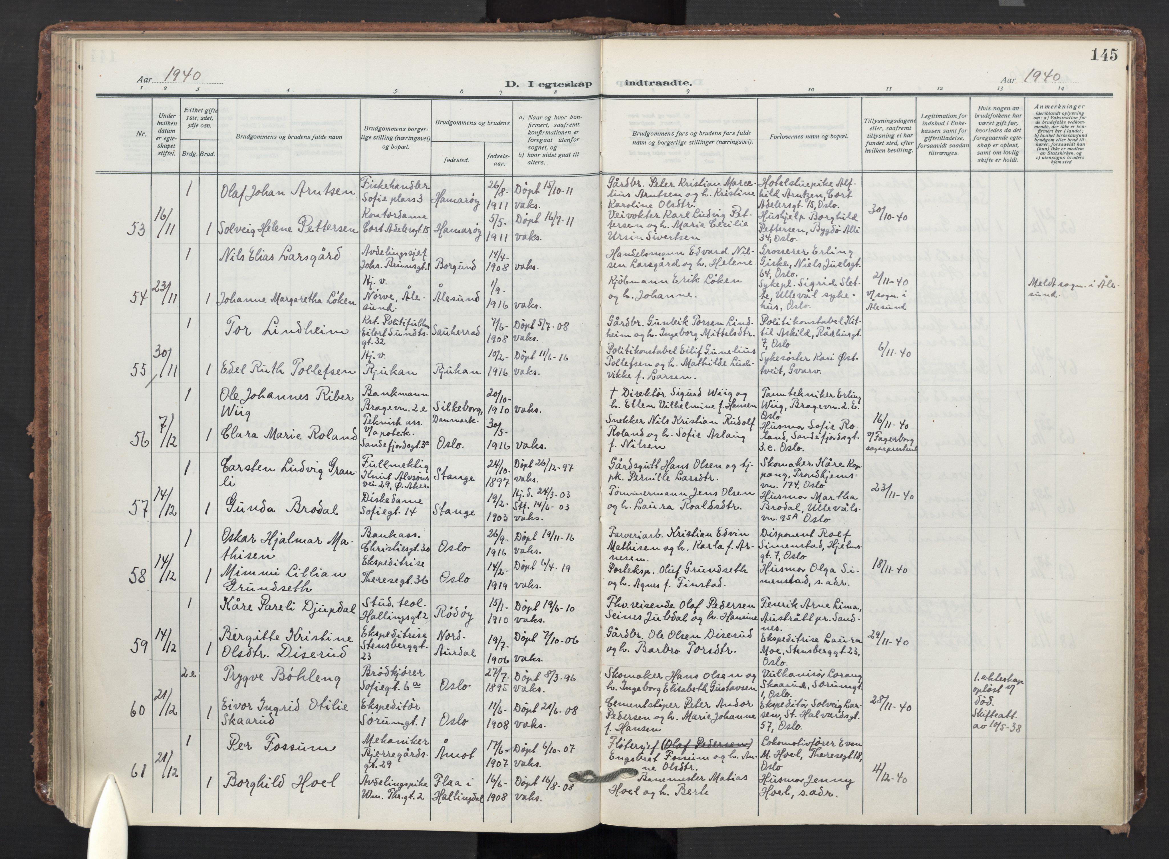 Markus prestekontor Kirkebøker, AV/SAO-A-10830/F/L0003: Parish register (official) no. 3, 1917-1942, p. 145