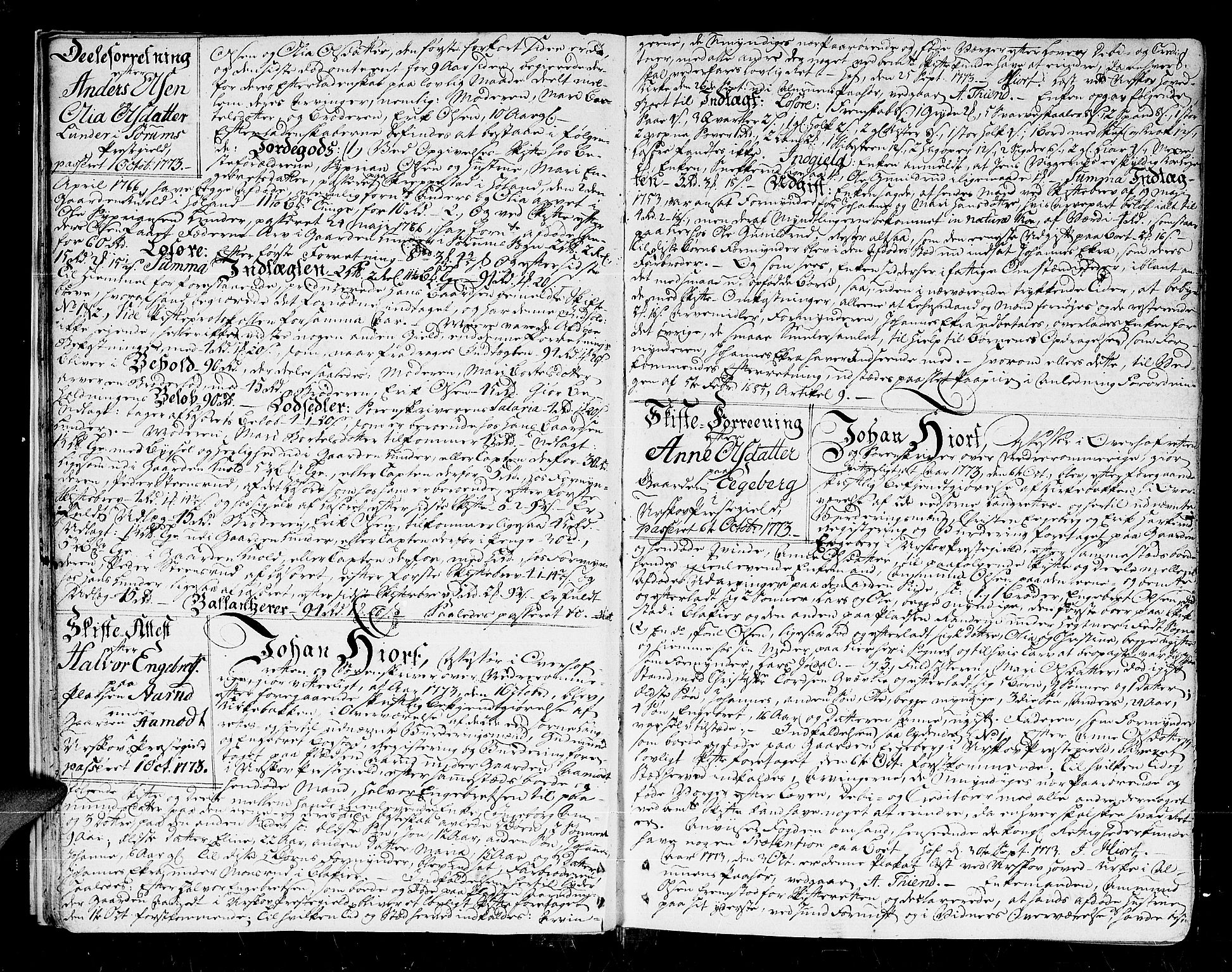 Nedre Romerike sorenskriveri, AV/SAO-A-10469/H/Hd/Hda/L0010: Skifteprotokoll, 1773-1776, p. 7b-8a