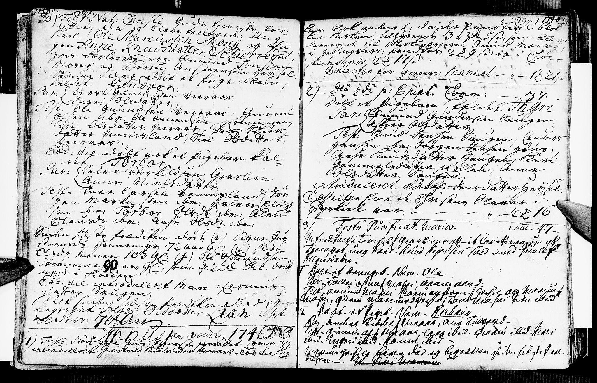 Vennesla sokneprestkontor, AV/SAK-1111-0045/Fa/Fab/L0001: Parish register (official) no. A 1, 1741-1794, p. 28-29