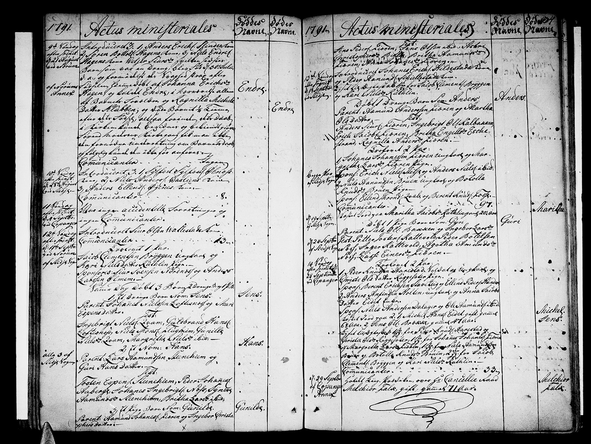 Sogndal sokneprestembete, SAB/A-81301/H/Haa/Haaa/L0007: Parish register (official) no. A 7, 1782-1795, p. 134