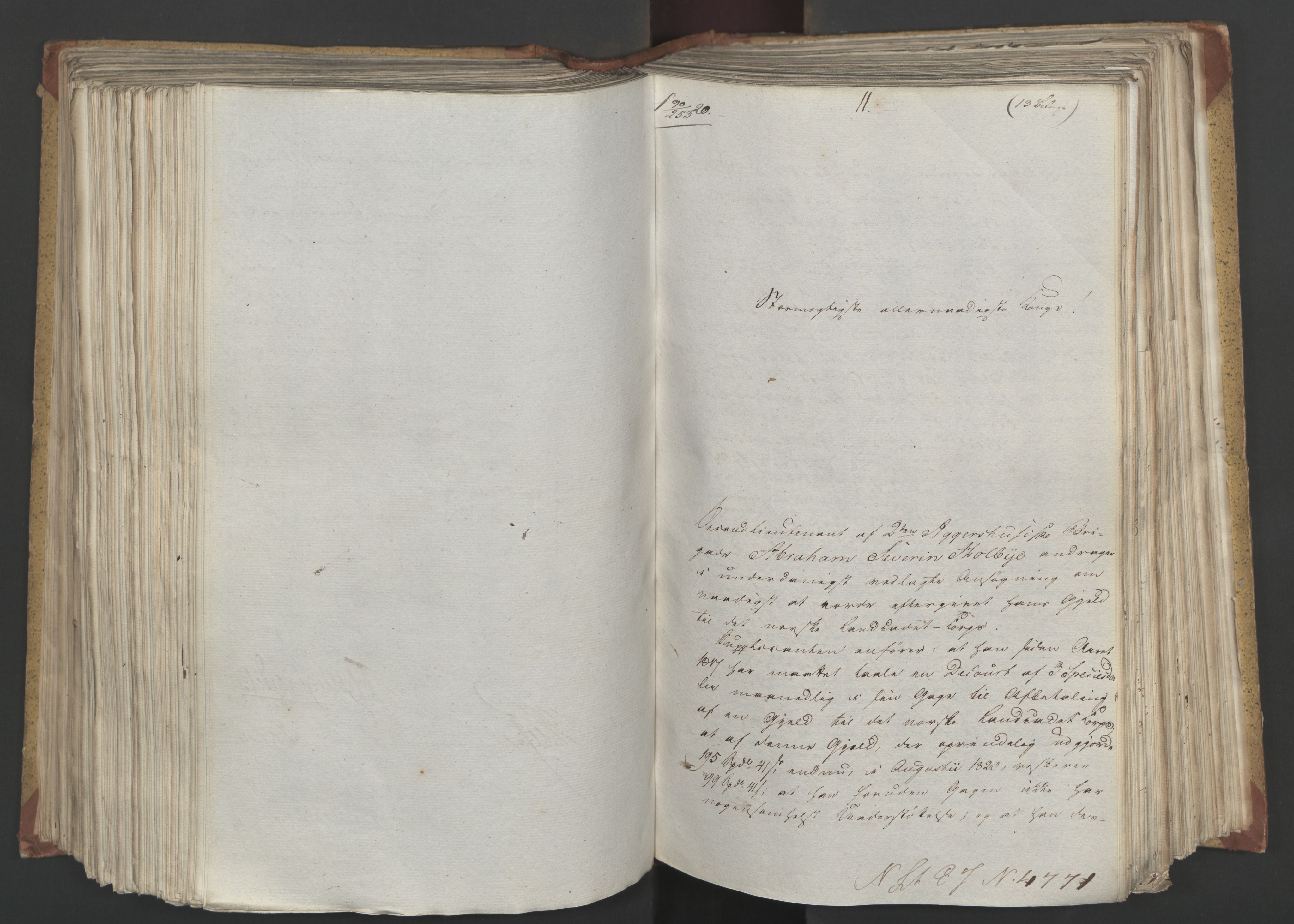 Statsrådsavdelingen i Stockholm, AV/RA-S-1003/D/Da/L0024: Regjeringsinnstillinger nr. 4663-4873, 1820, p. 301