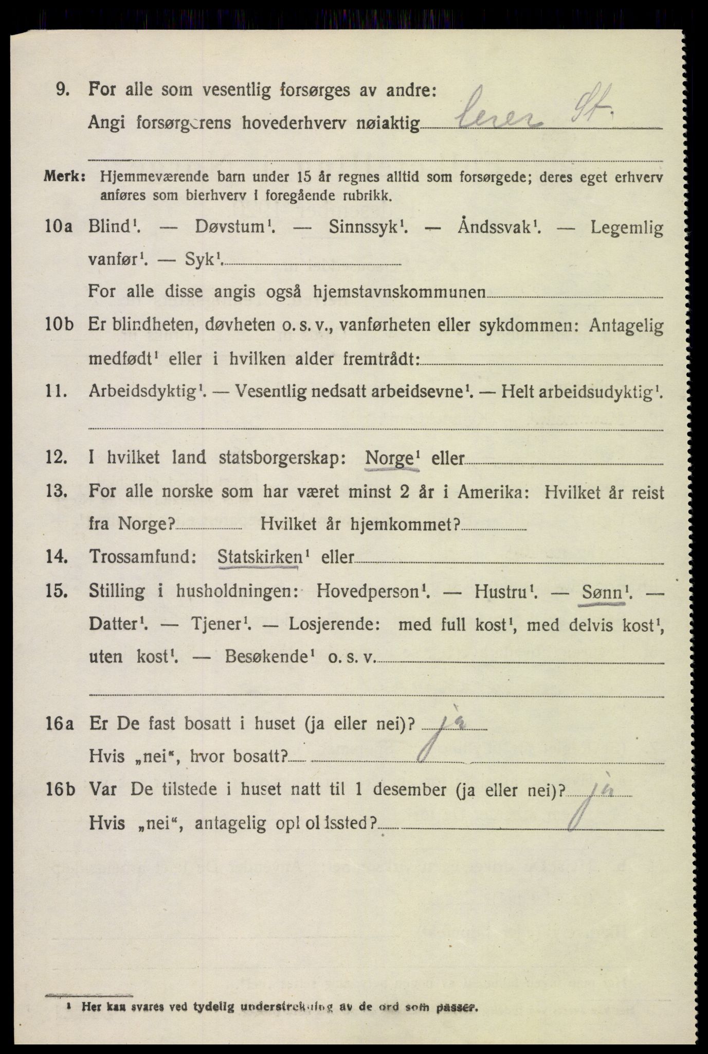 SAH, 1920 census for Vestre Gausdal, 1920, p. 3674