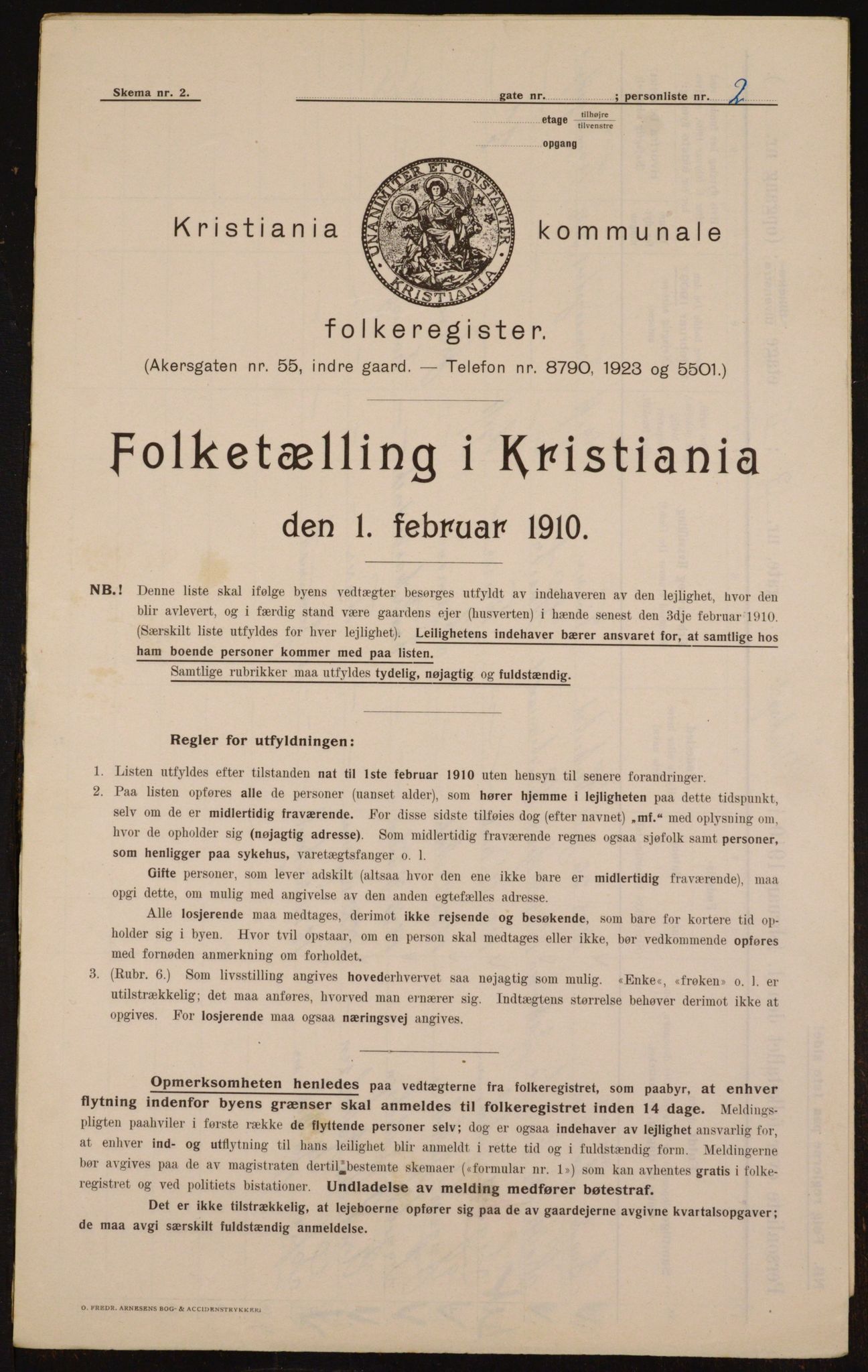 OBA, Municipal Census 1910 for Kristiania, 1910, p. 115593