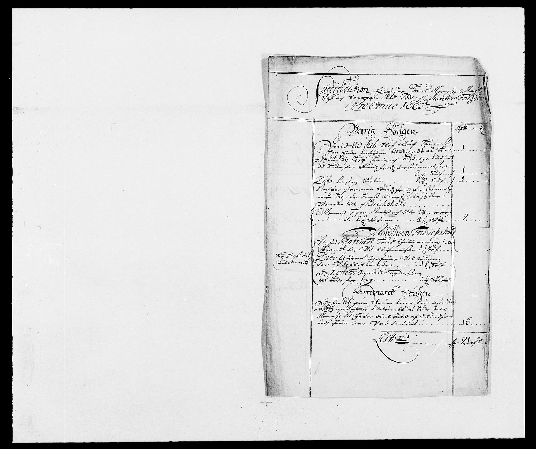 Rentekammeret inntil 1814, Reviderte regnskaper, Fogderegnskap, RA/EA-4092/R01/L0006: Fogderegnskap Idd og Marker, 1685-1686, p. 66