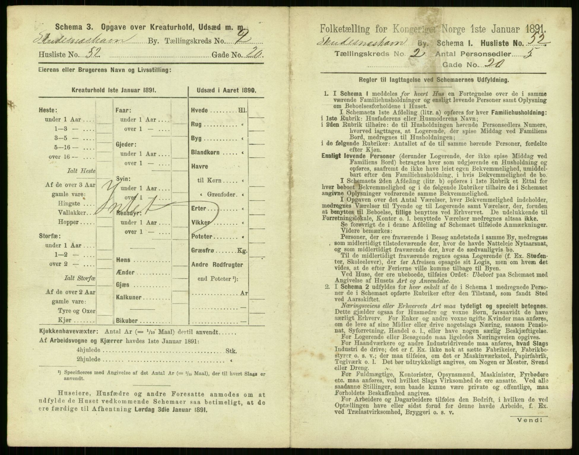 RA, 1891 census for 1104 Skudeneshavn, 1891, p. 162