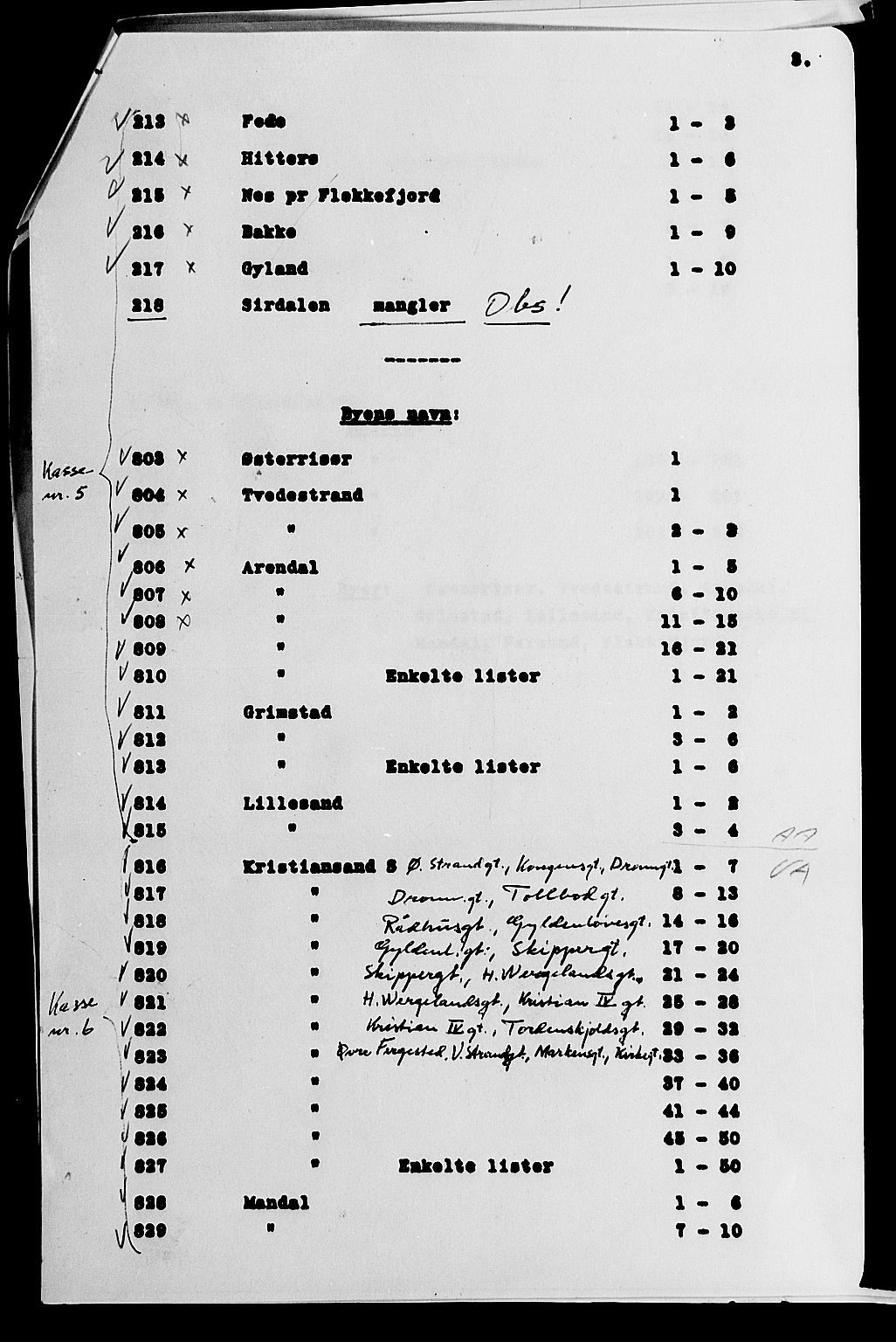 SAK, 1900 census for Arendal, 1900, p. 1373