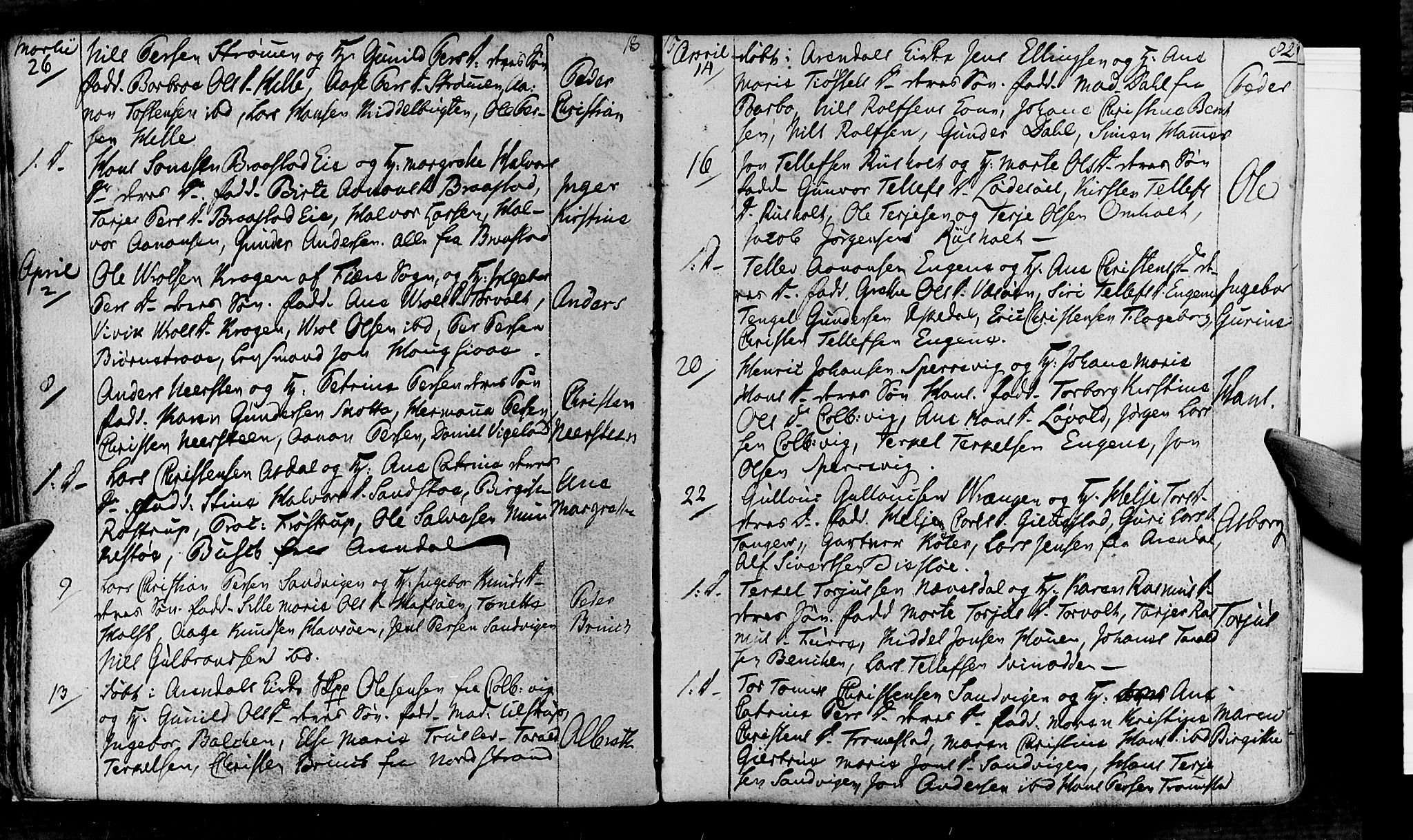 Øyestad sokneprestkontor, SAK/1111-0049/F/Fa/L0011: Parish register (official) no. A 11, 1805-1824, p. 82