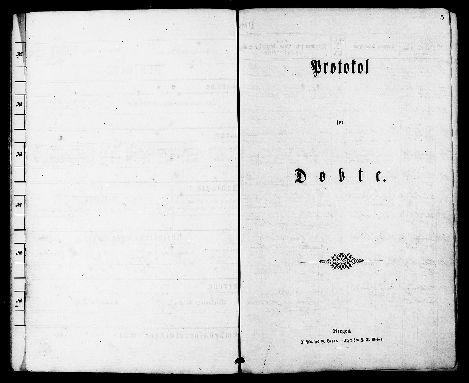 Ministerialprotokoller, klokkerbøker og fødselsregistre - Møre og Romsdal, SAT/A-1454/503/L0035: Parish register (official) no. 503A03, 1865-1884, p. 5