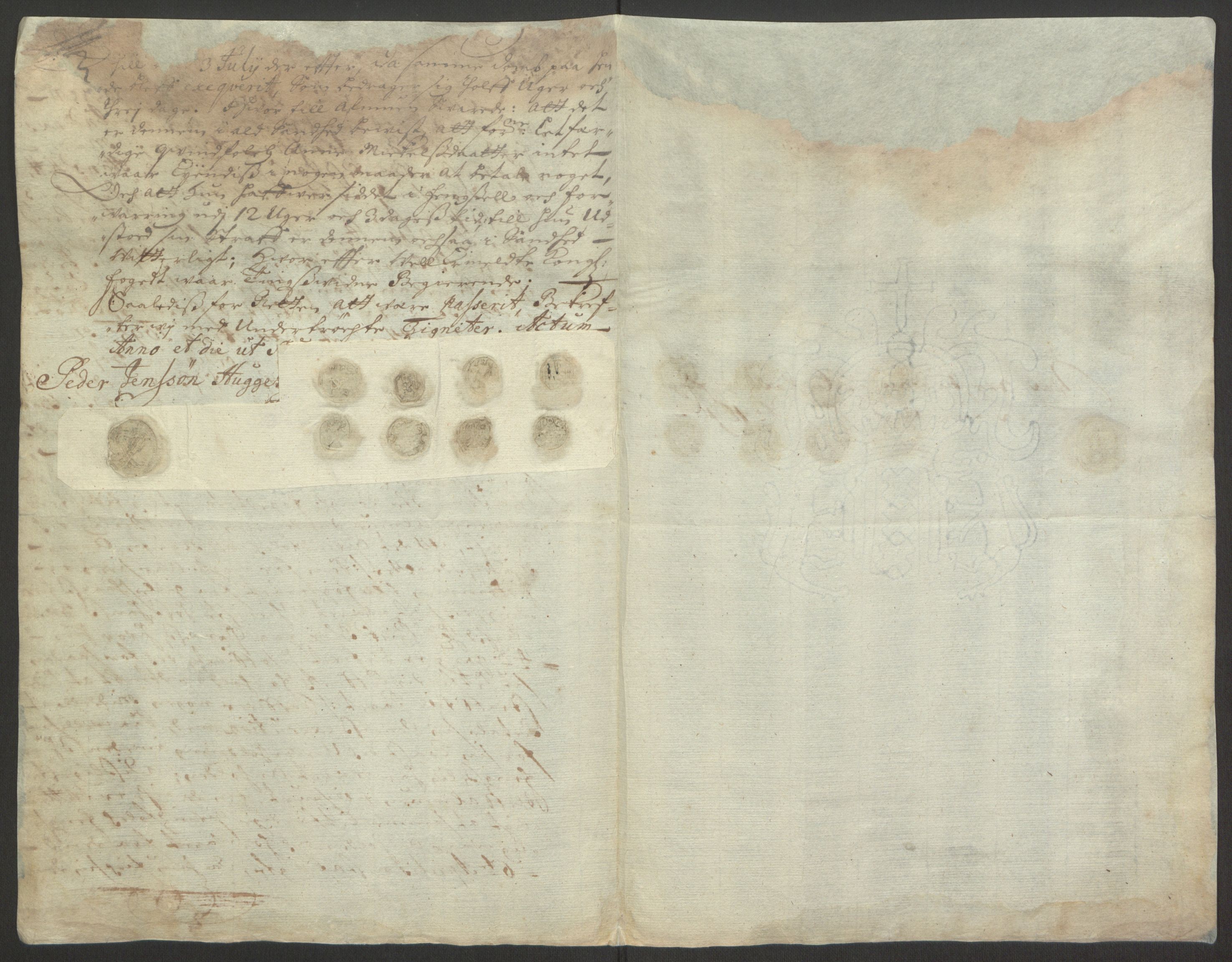 Rentekammeret inntil 1814, Reviderte regnskaper, Fogderegnskap, AV/RA-EA-4092/R67/L4677: Fogderegnskap Vesterålen, Andenes og Lofoten, 1694-1695, p. 352