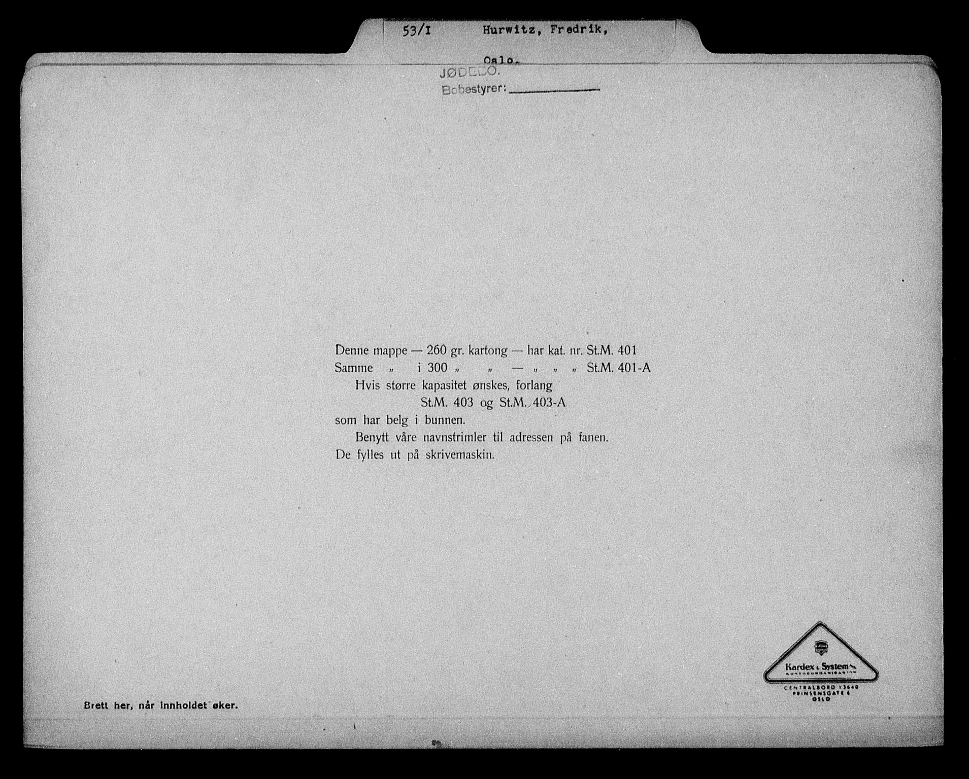 Justisdepartementet, Tilbakeføringskontoret for inndratte formuer, RA/S-1564/H/Hc/Hcc/L0944: --, 1945-1947, p. 438