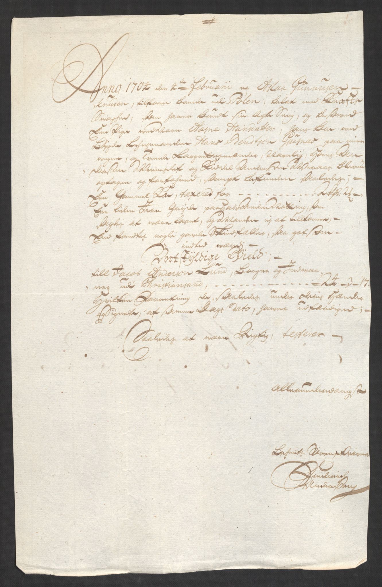 Rentekammeret inntil 1814, Reviderte regnskaper, Fogderegnskap, AV/RA-EA-4092/R43/L2550: Fogderegnskap Lista og Mandal, 1703-1704, p. 306