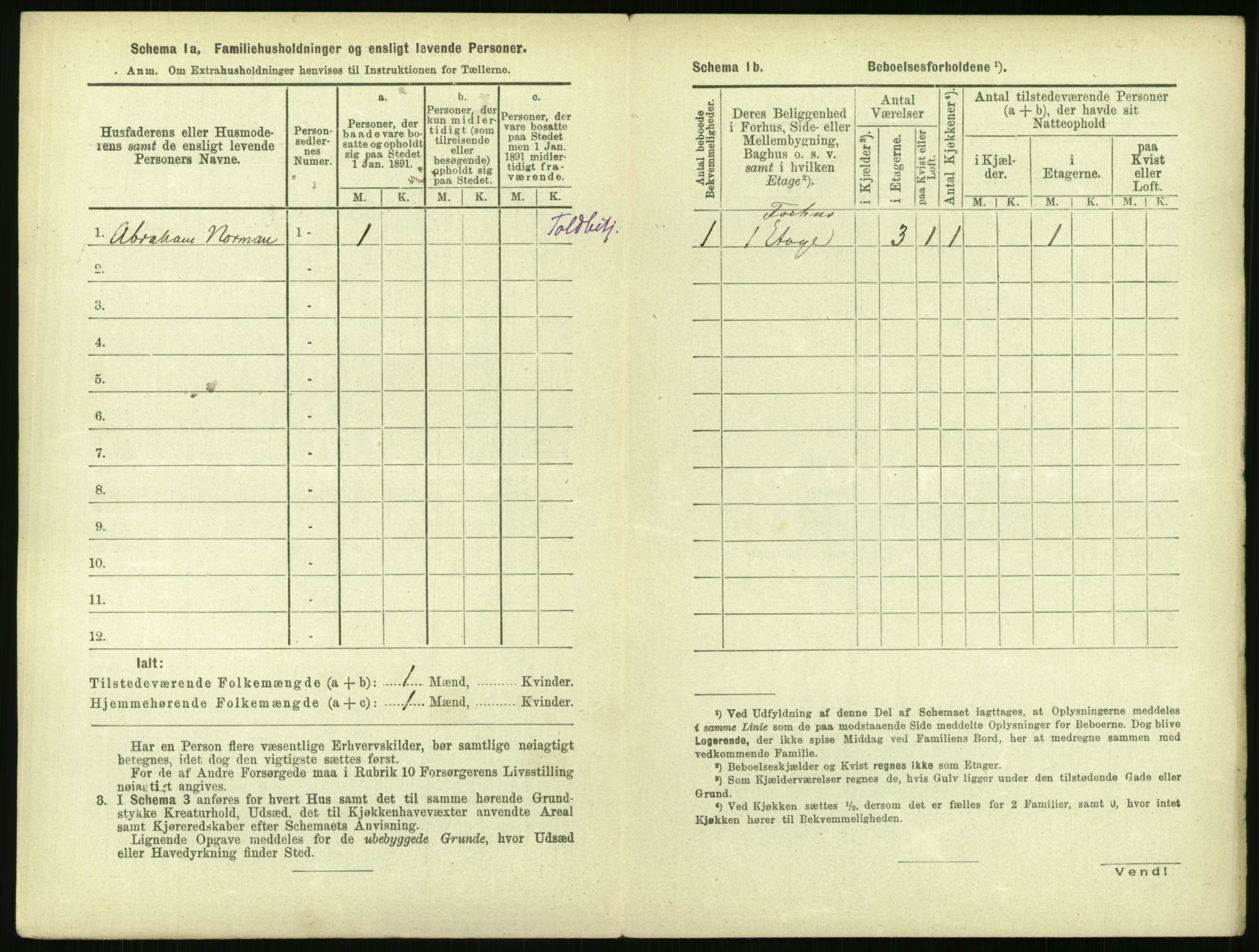 RA, 1891 census for 1103 Stavanger, 1891, p. 676