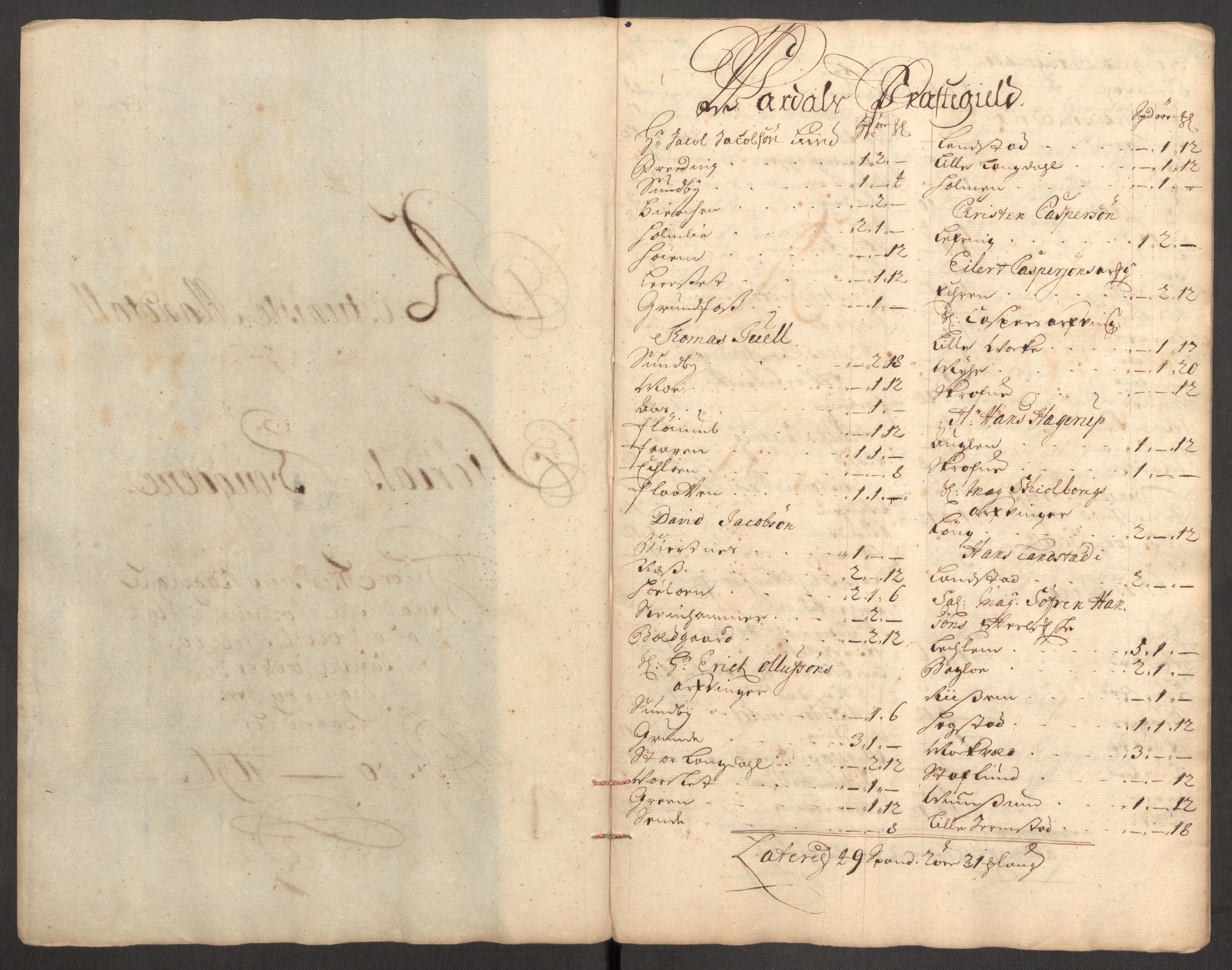 Rentekammeret inntil 1814, Reviderte regnskaper, Fogderegnskap, RA/EA-4092/R62/L4188: Fogderegnskap Stjørdal og Verdal, 1696, p. 111