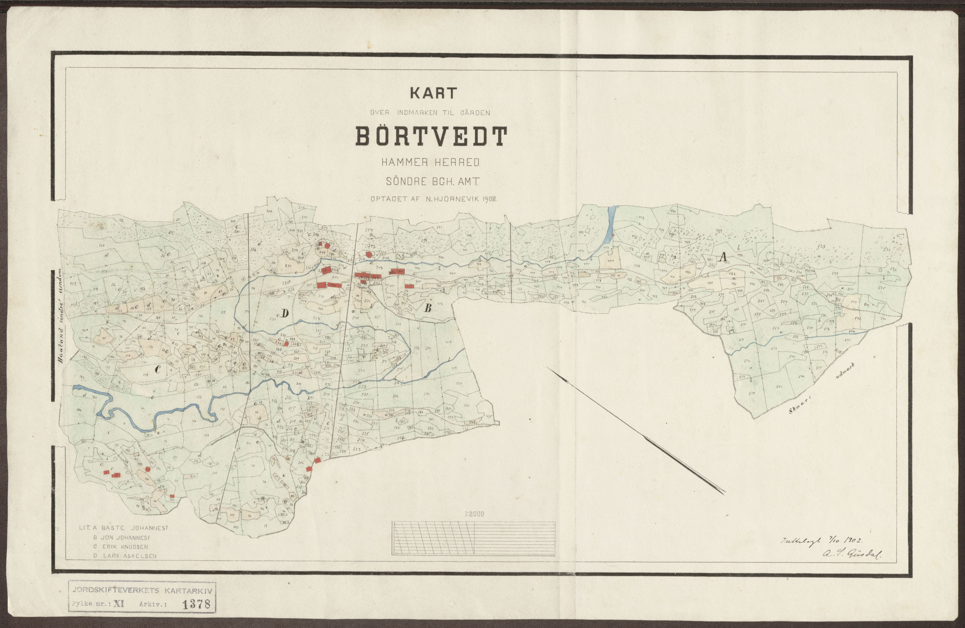 Jordskifteverkets kartarkiv, AV/RA-S-3929/T, 1859-1988, p. 1534