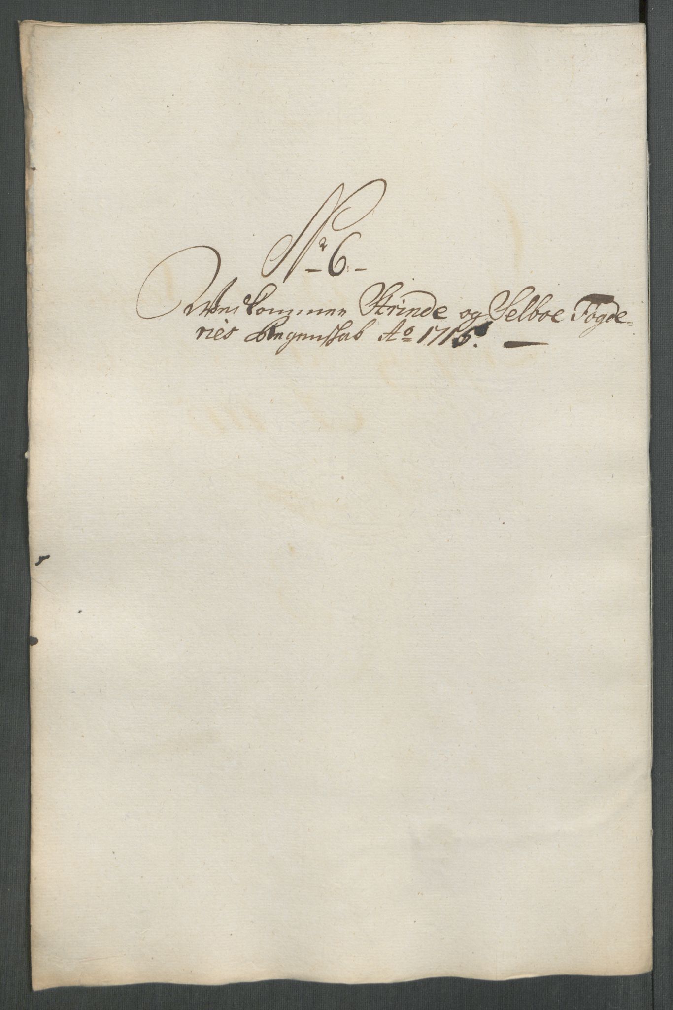 Rentekammeret inntil 1814, Reviderte regnskaper, Fogderegnskap, AV/RA-EA-4092/R61/L4115: Fogderegnskap Strinda og Selbu, 1715-1716, p. 94