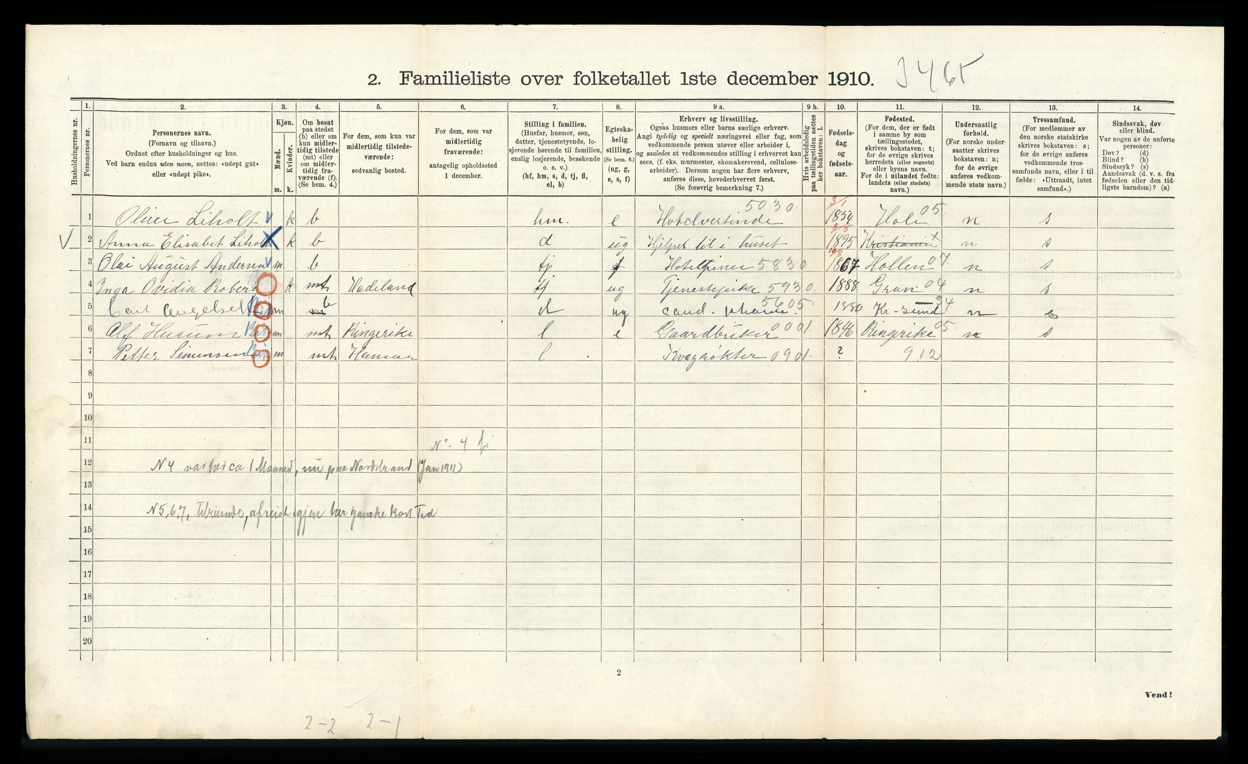 RA, 1910 census for Kristiania, 1910, p. 56550