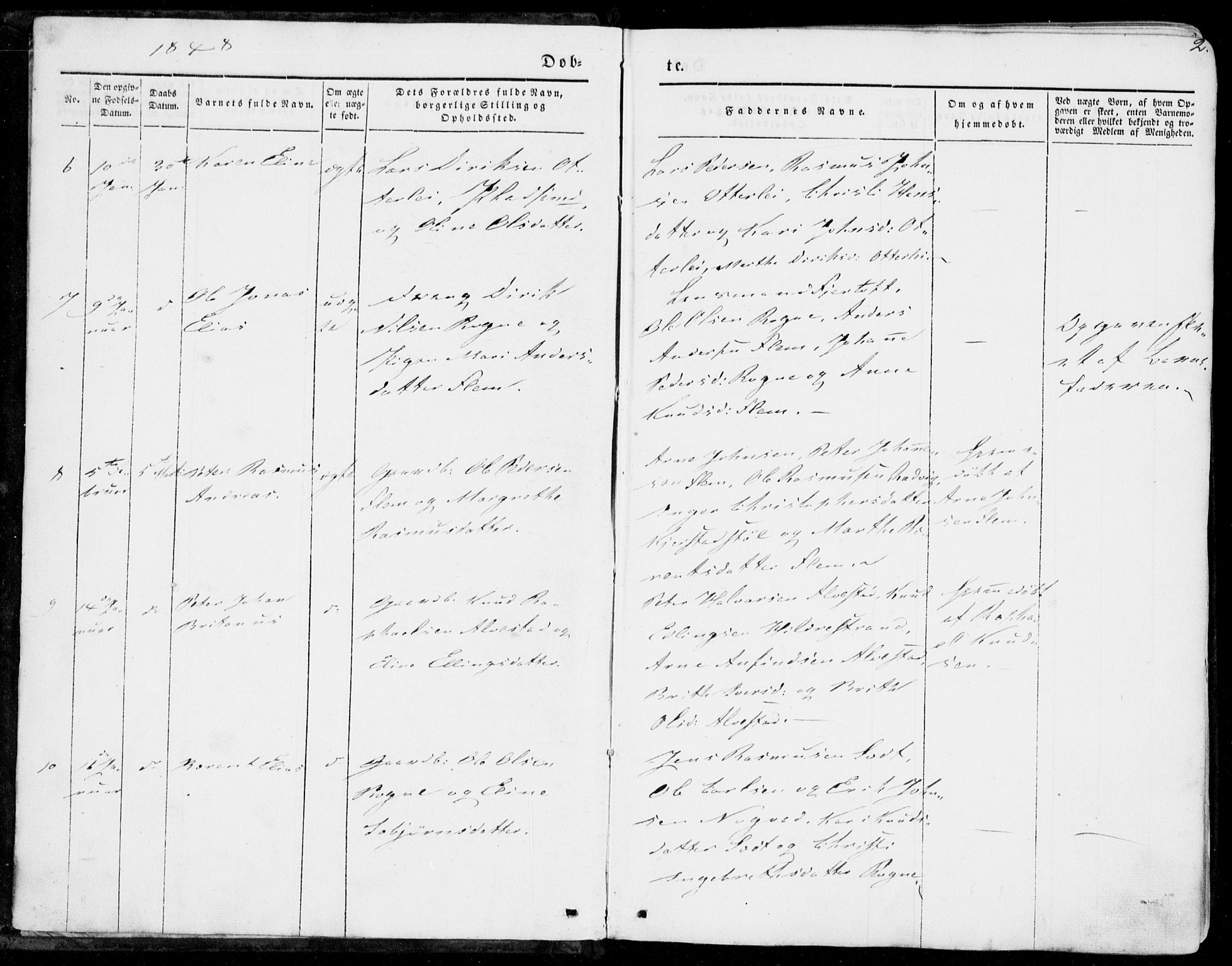 Ministerialprotokoller, klokkerbøker og fødselsregistre - Møre og Romsdal, SAT/A-1454/536/L0497: Parish register (official) no. 536A06, 1845-1865, p. 2