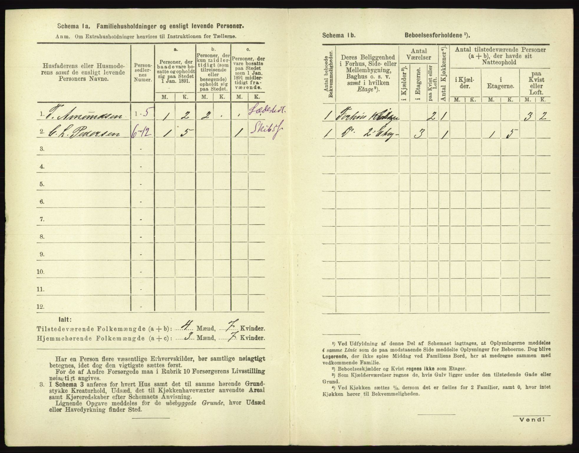 RA, 1891 census for 0101 Fredrikshald, 1891, p. 1473