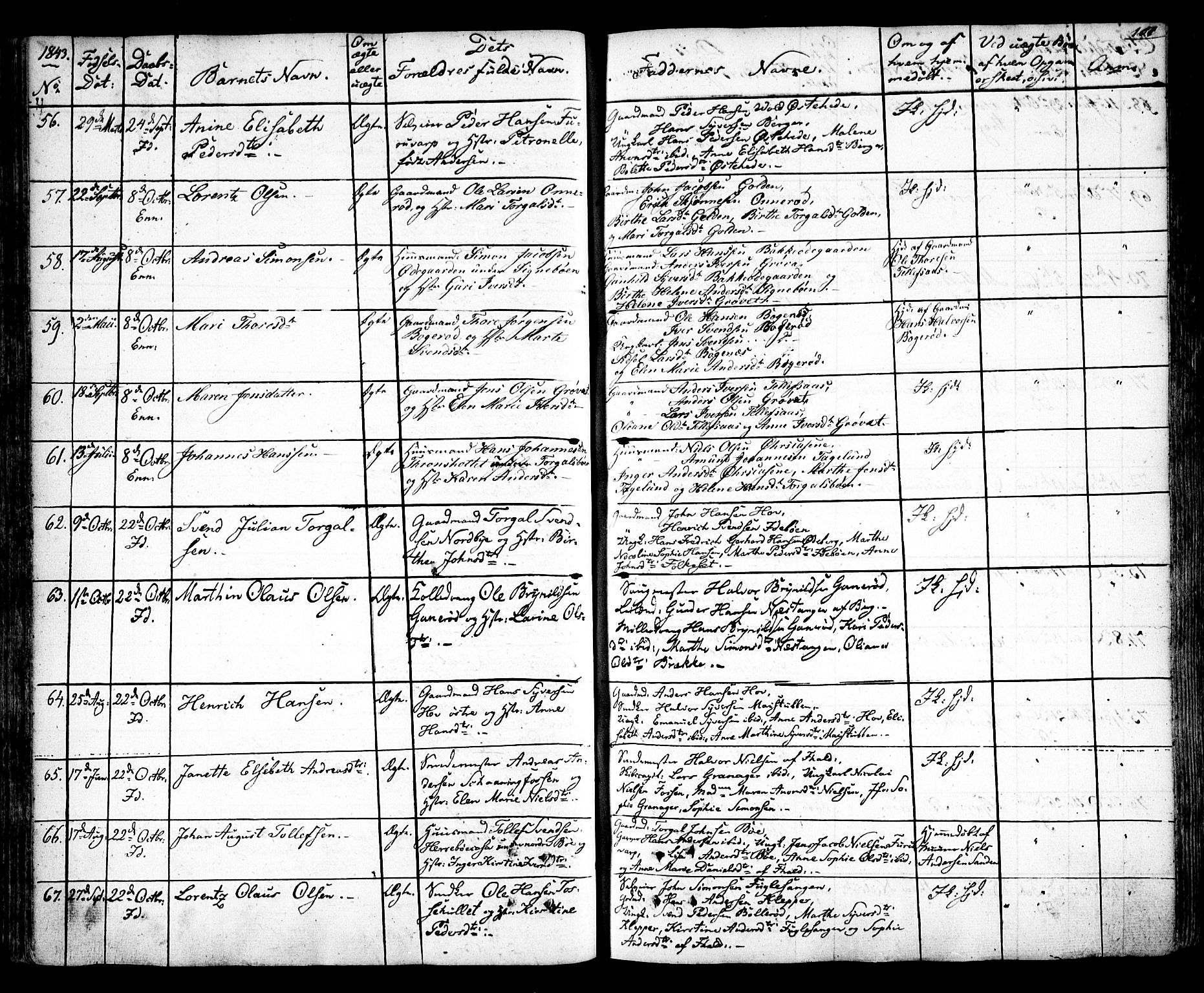 Idd prestekontor Kirkebøker, SAO/A-10911/F/Fc/L0003: Parish register (official) no. III 3, 1832-1847, p. 107