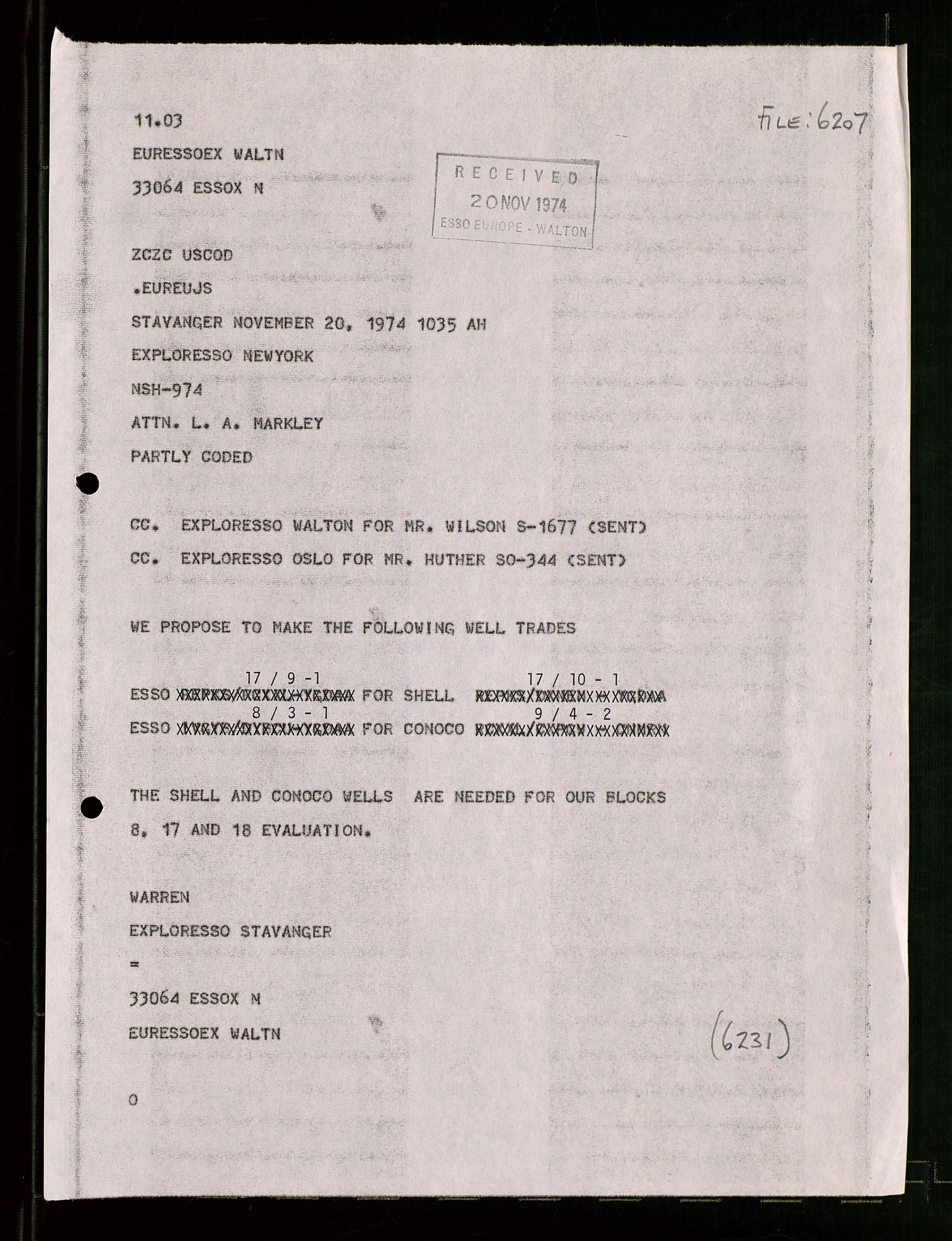 Pa 1512 - Esso Exploration and Production Norway Inc., AV/SAST-A-101917/E/Ea/L0021: Sak og korrespondanse, 1965-1974, p. 535