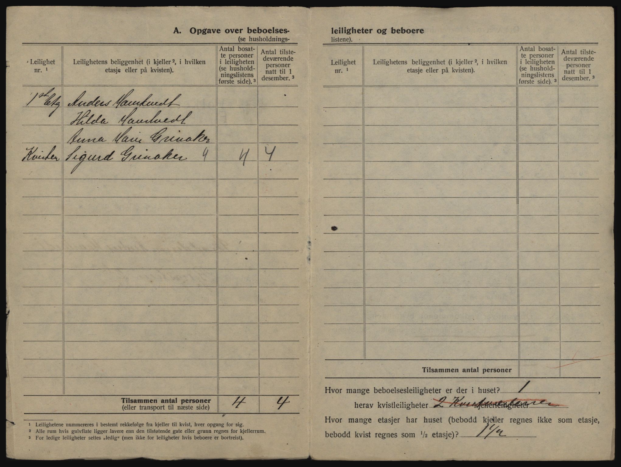 SAO, 1920 census for Kristiania, 1920, p. 4531