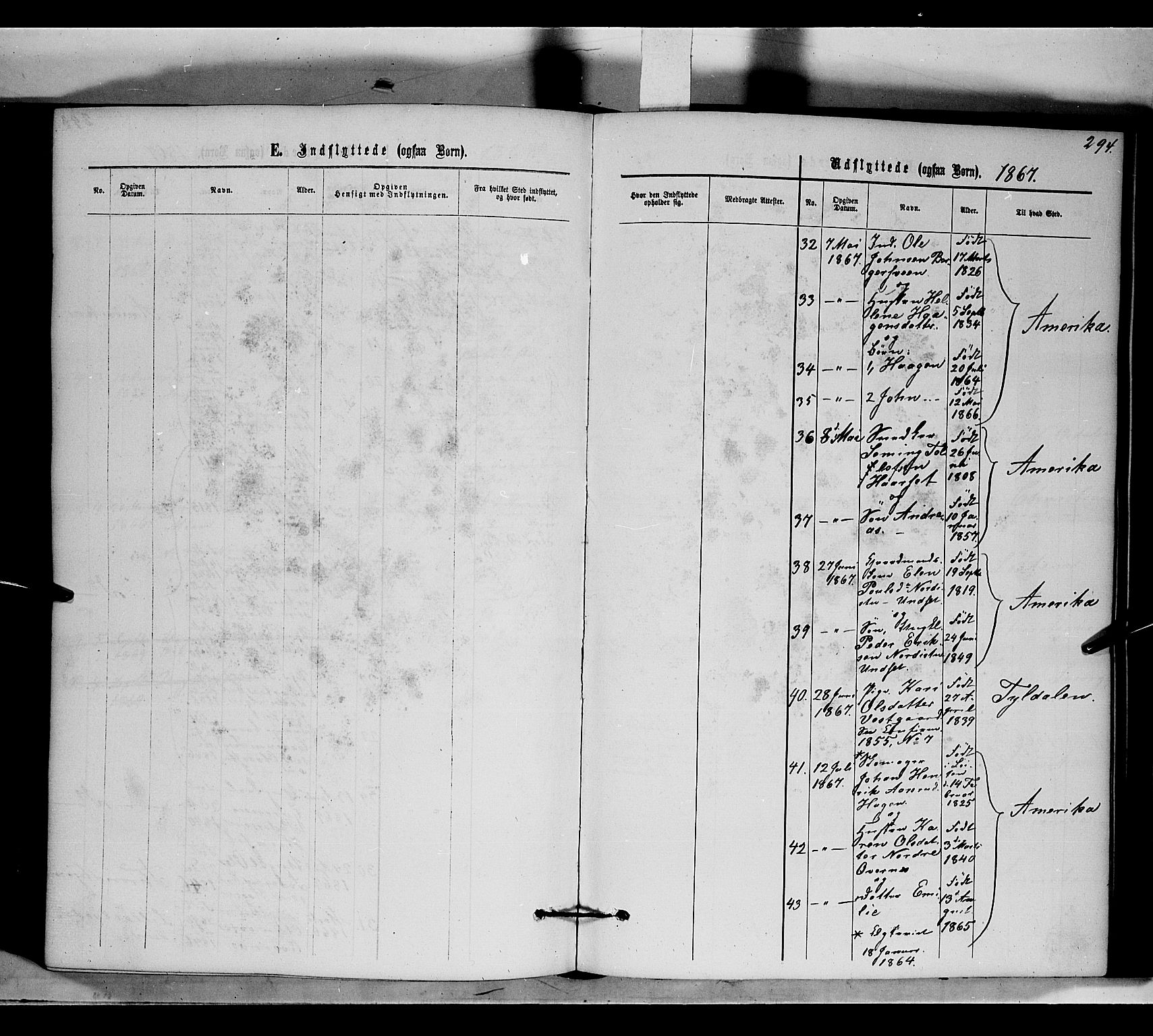 Rendalen prestekontor, AV/SAH-PREST-054/H/Ha/Haa/L0006: Parish register (official) no. 6, 1867-1877, p. 294